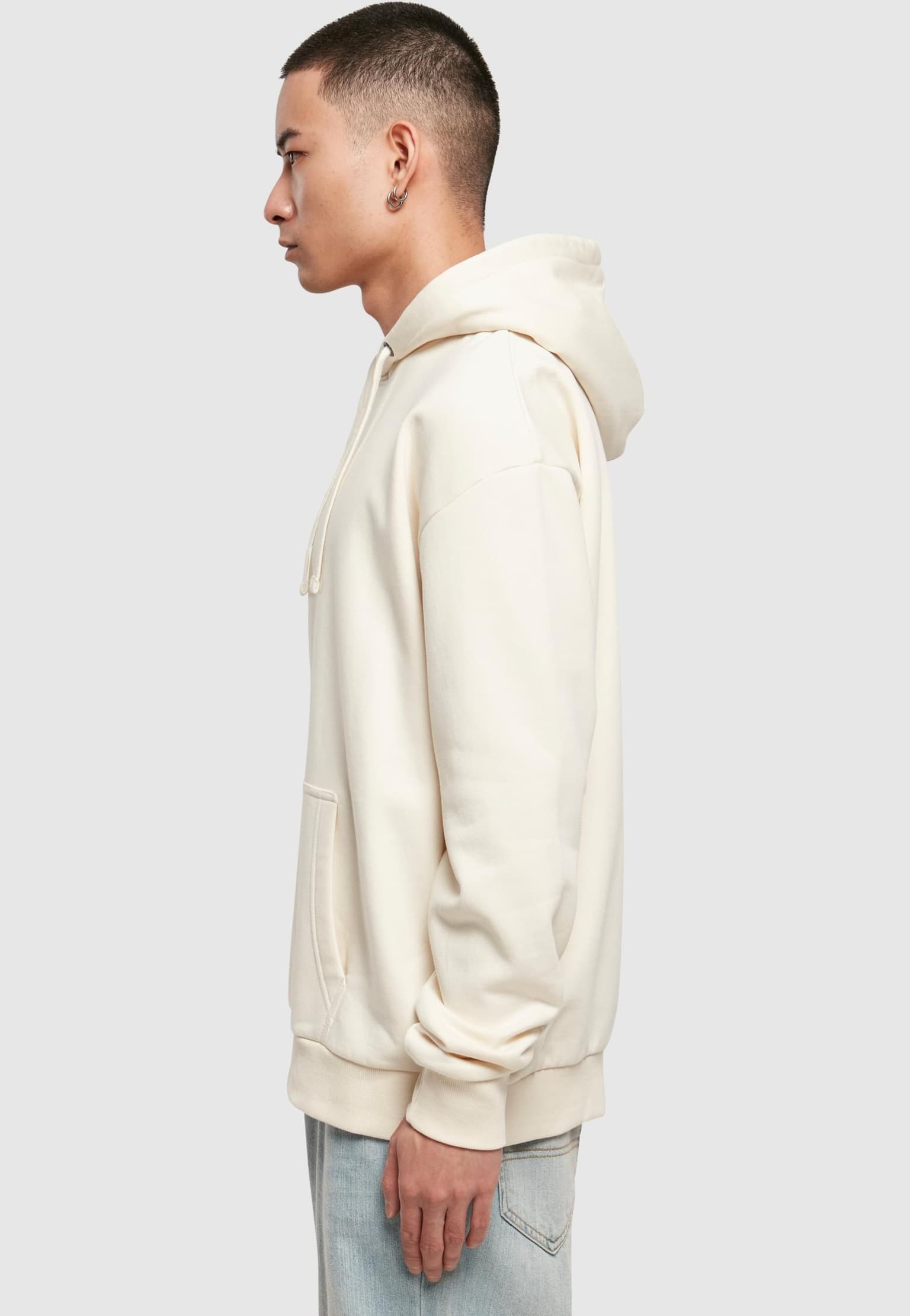 Karl Kani KM-HD011-003-06 KK Small Signature Essential Hoodie off white – Bild 4
