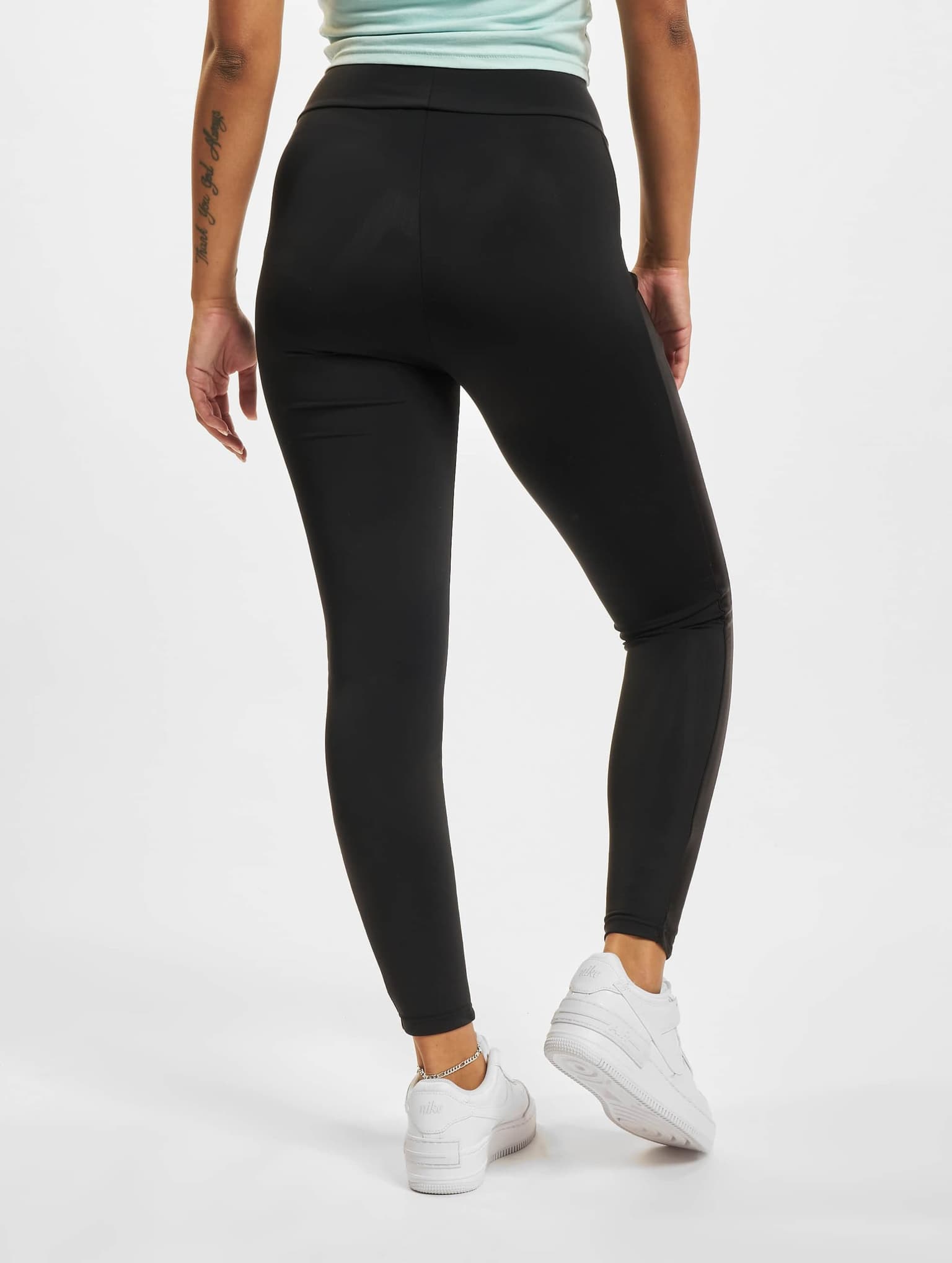 Urban Classics Ladies Highwaist Shiny Stripe Leggings – Bild 2