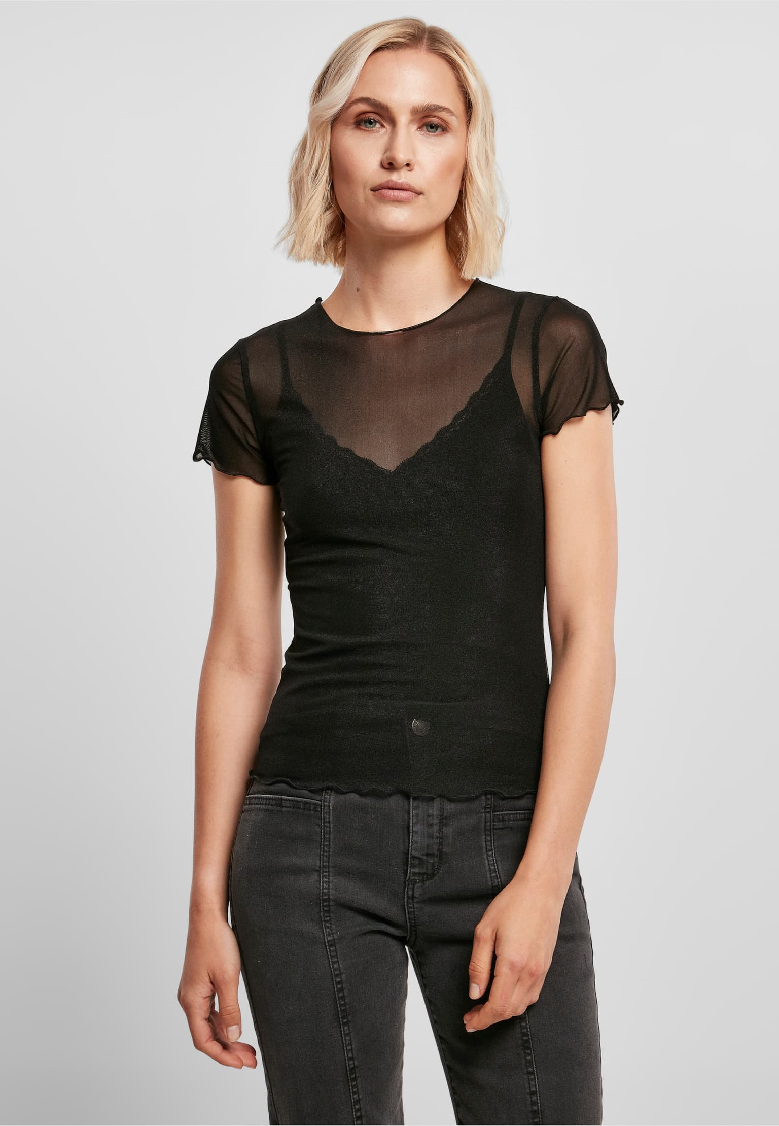 Urban Classics Ladies Mesh Tee