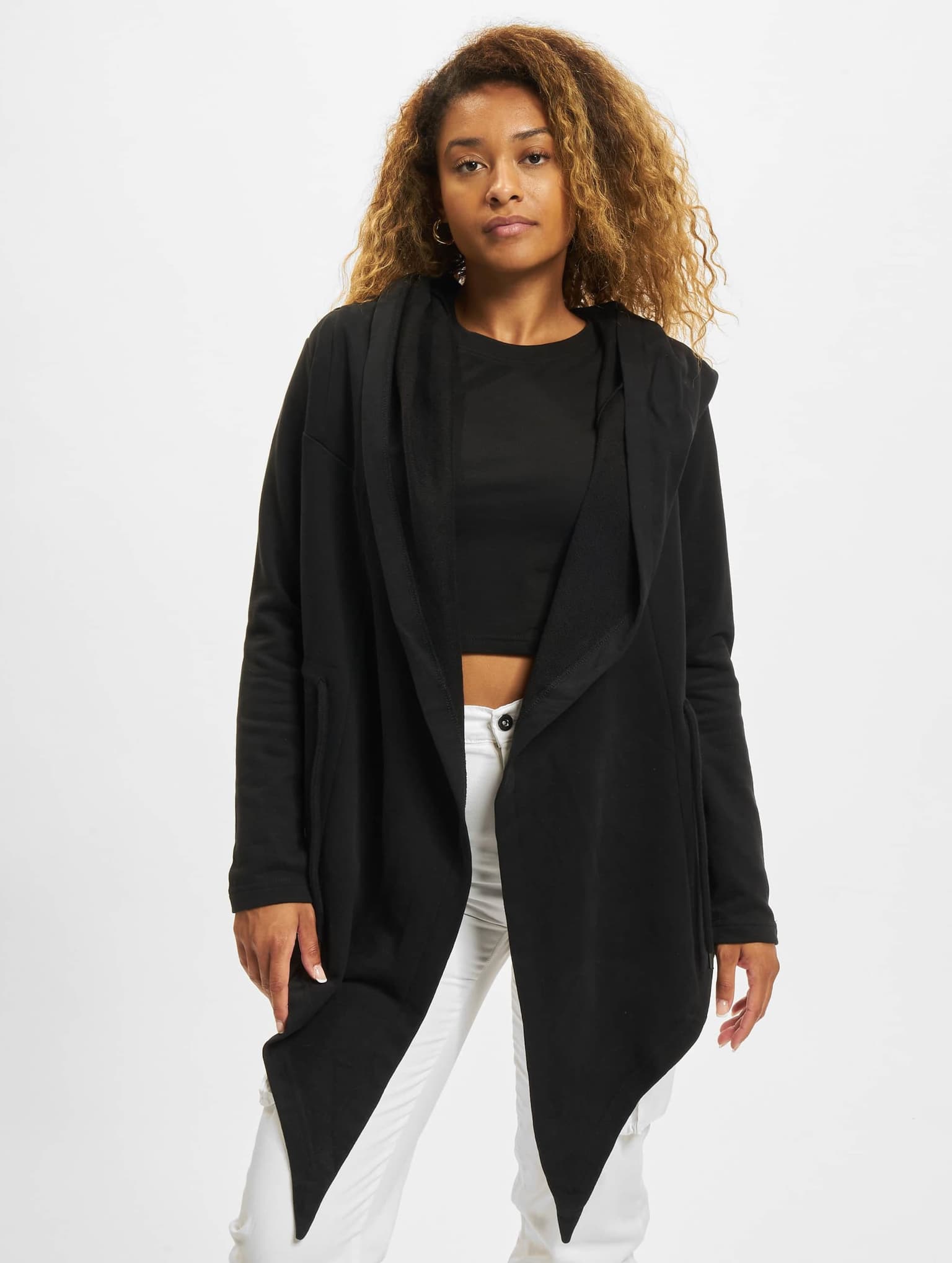 Urban Classics Ladies Hooded Sweat Cardigan – Bild 3