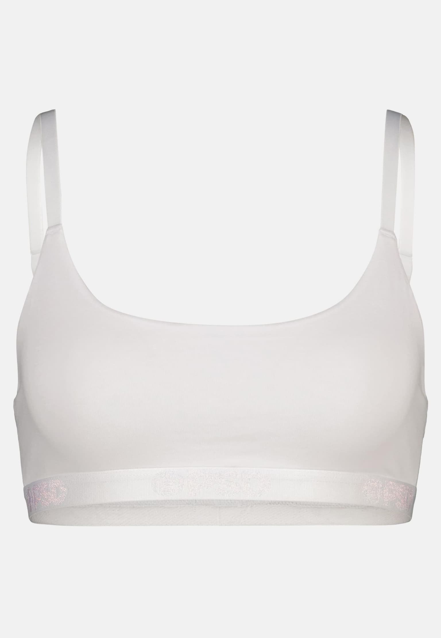PSD WHITE Modal Solids Scoop Bralette – Bild 3
