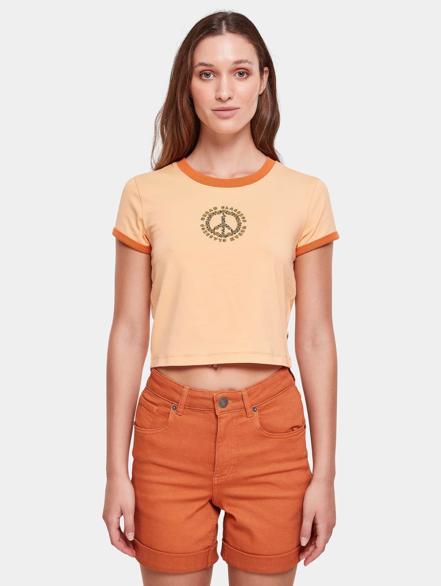 Urban Classics Ladies Stretch Jersey Cropped Tee – Bild 3