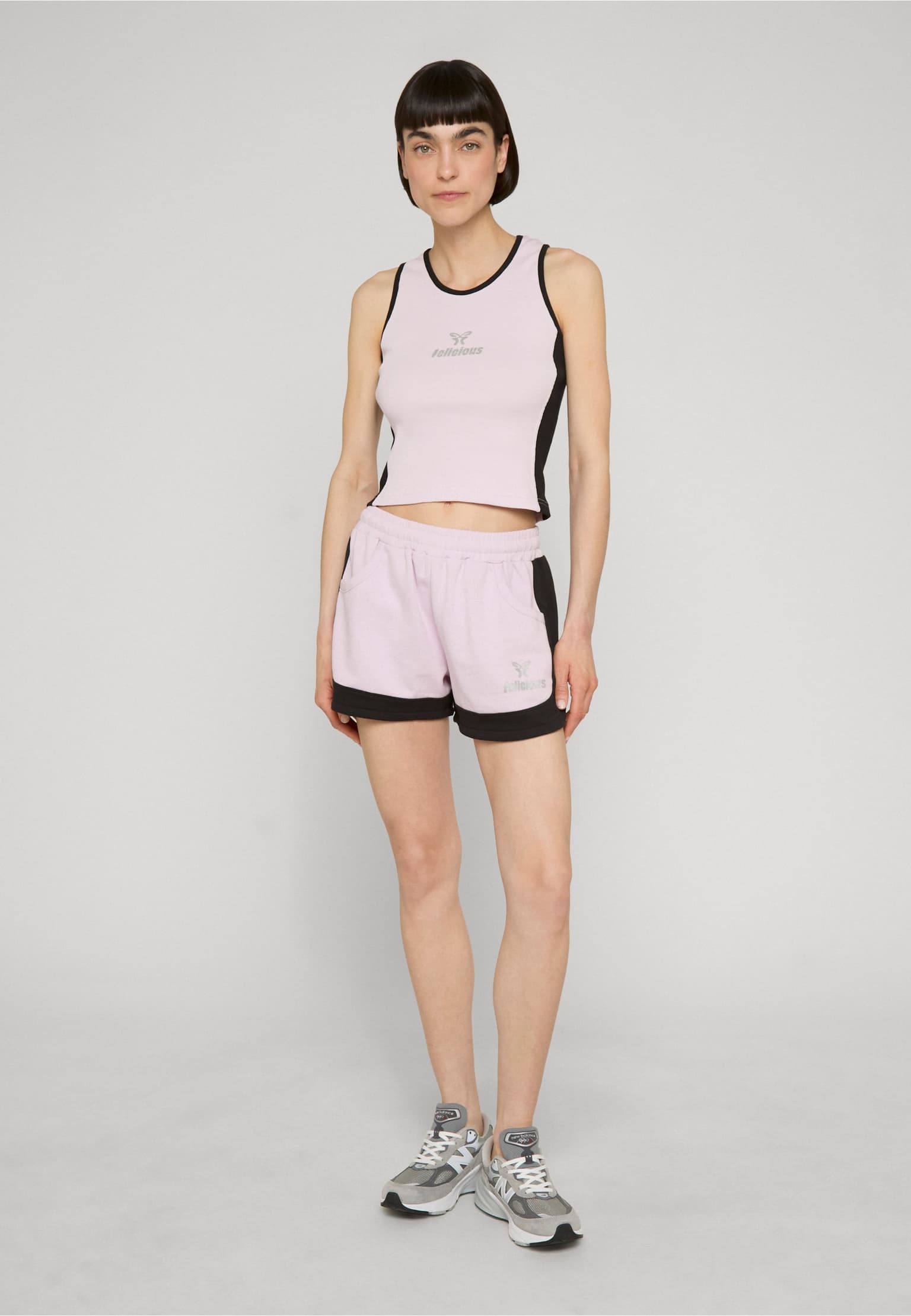 Felicious Contrast Logo Rib Tank – Bild 4