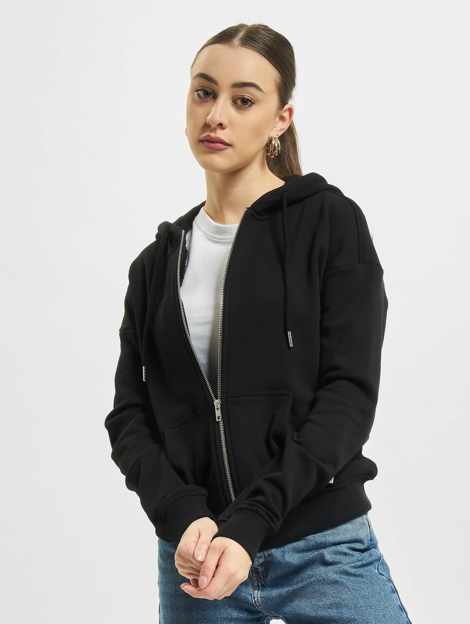 Urban Classics Ladies Essentials Terry Zip Hoody