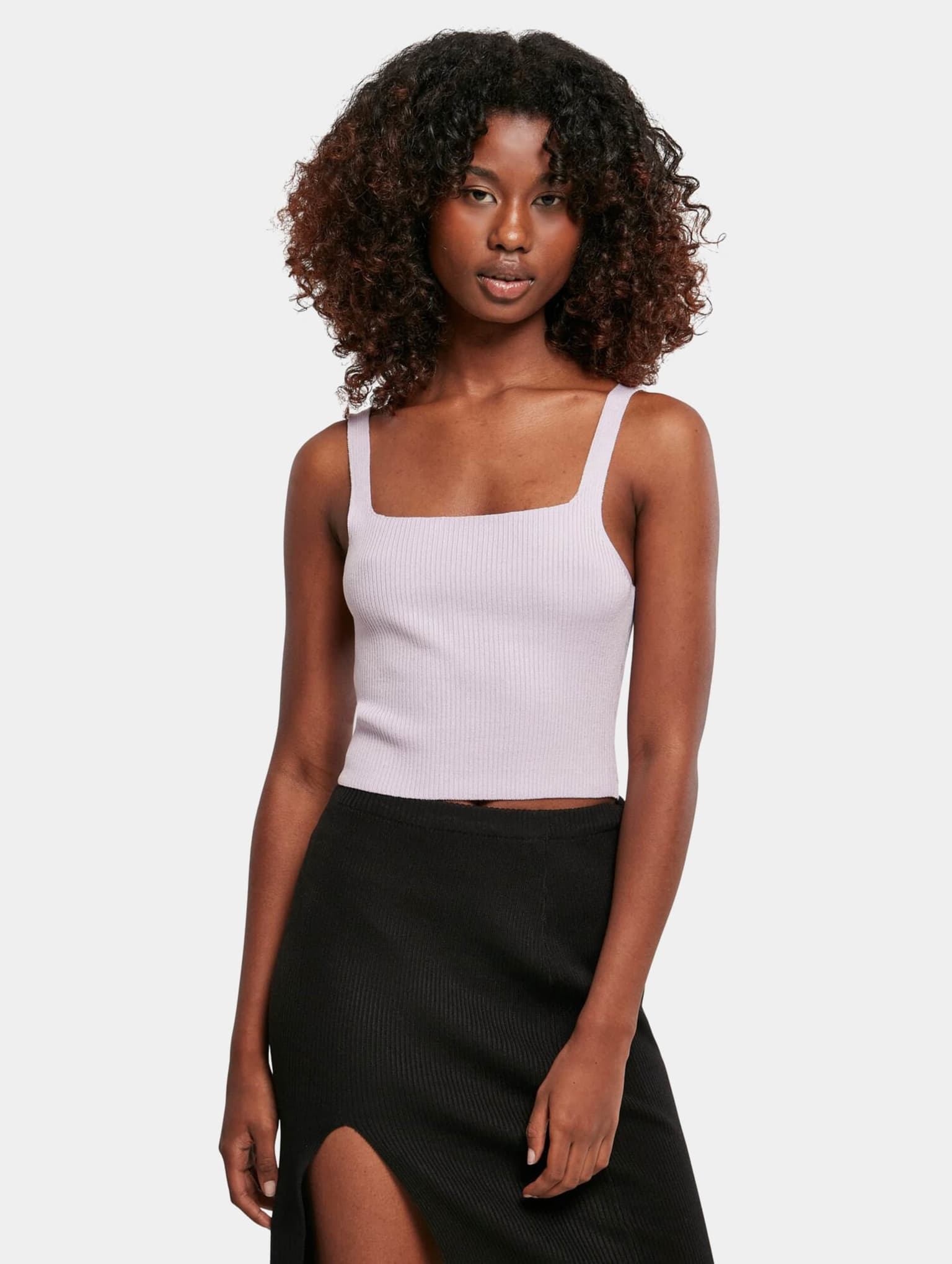 Urban Classics Ladies Cropped Knit Top