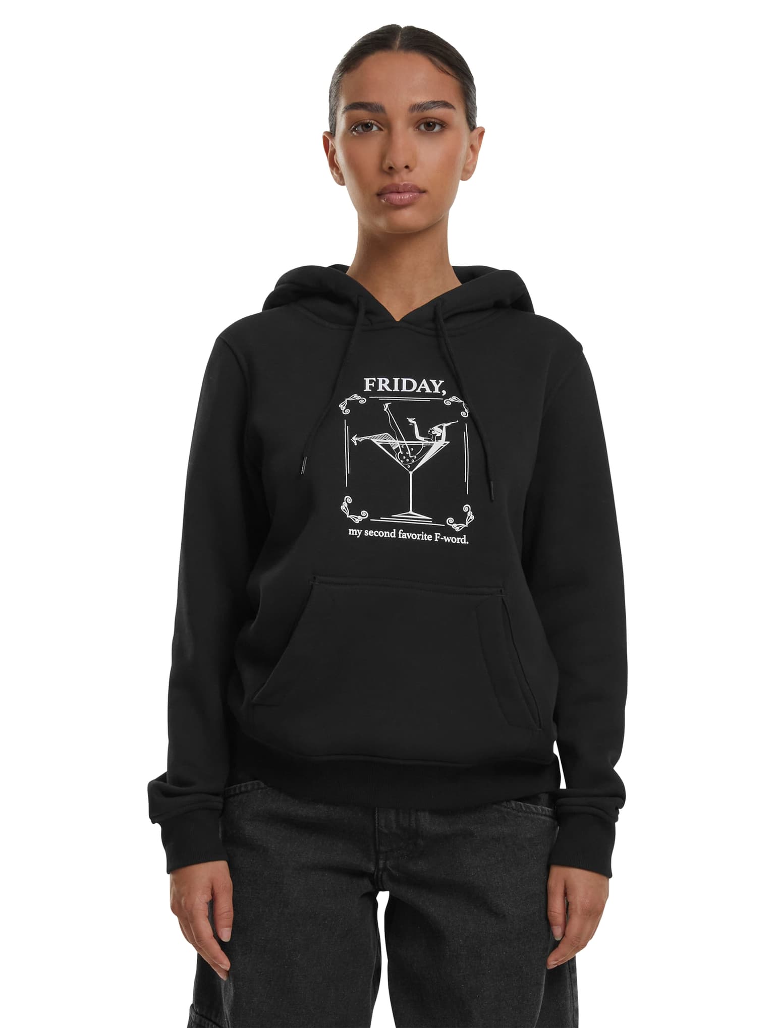 Mister Tee Ladies F-Word Hoody – Bild 4