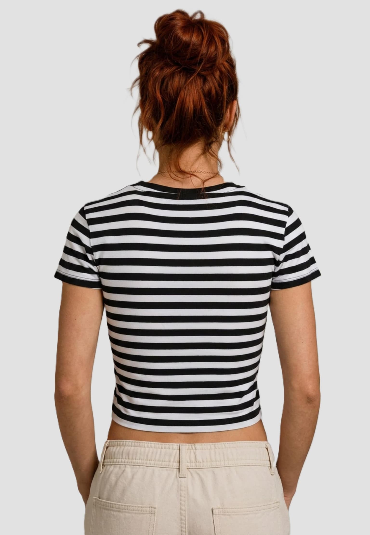 Urban Classics Ladies Short Striped Tee – Bild 2
