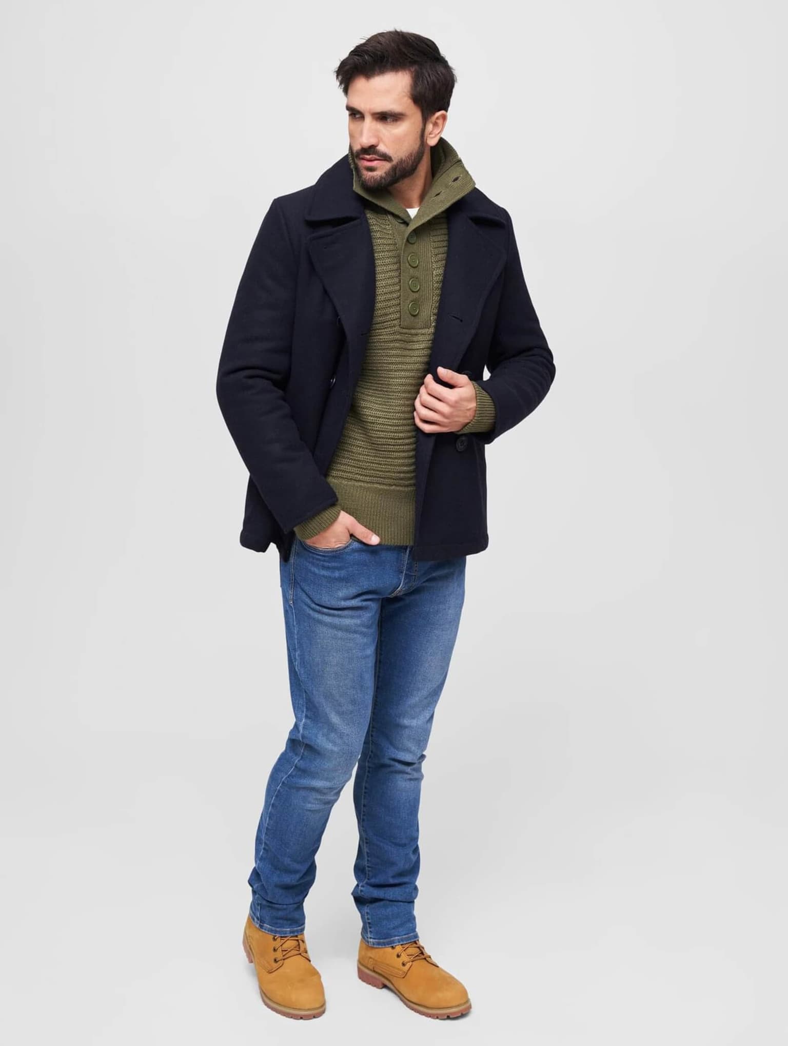 Brandit Pea Coat – Bild 4