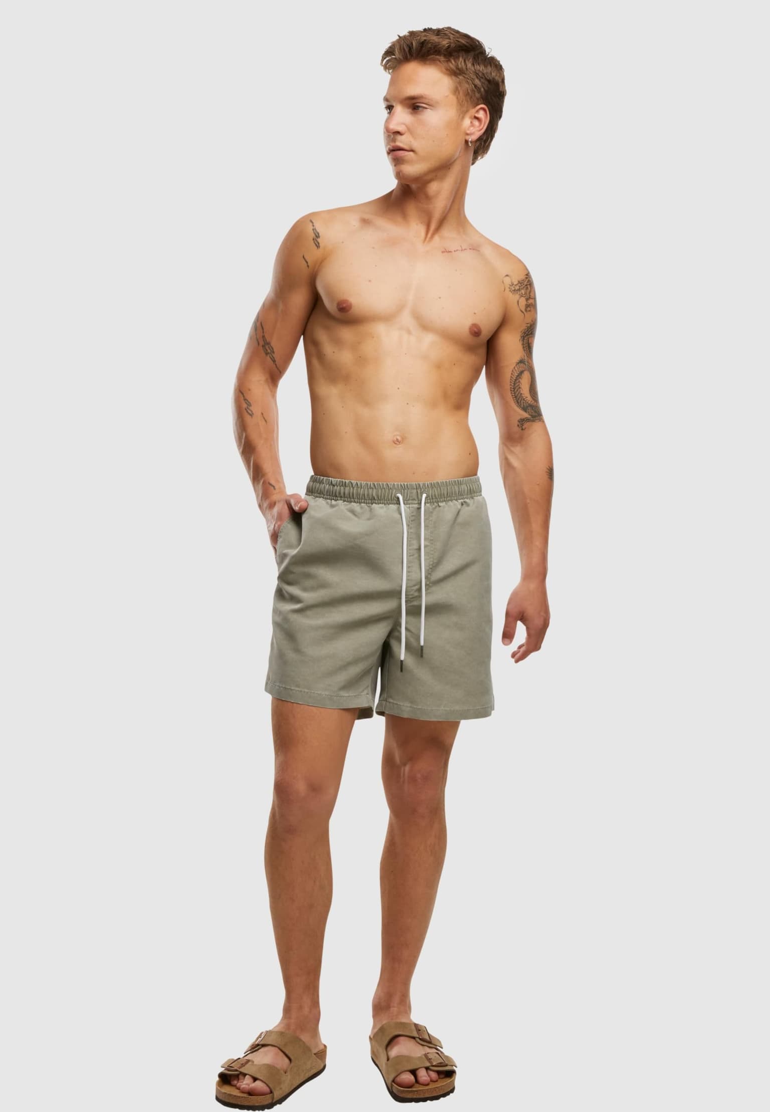 Urban Classics Washed Swim Short – Bild 3