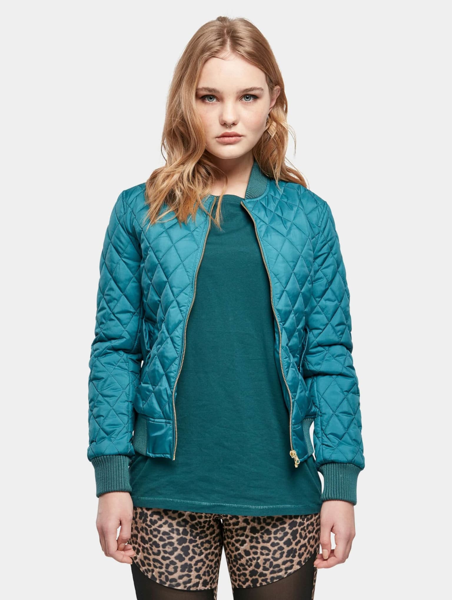 Urban Classics Ladies Diamond Quilt Nylon Jacket – Bild 3