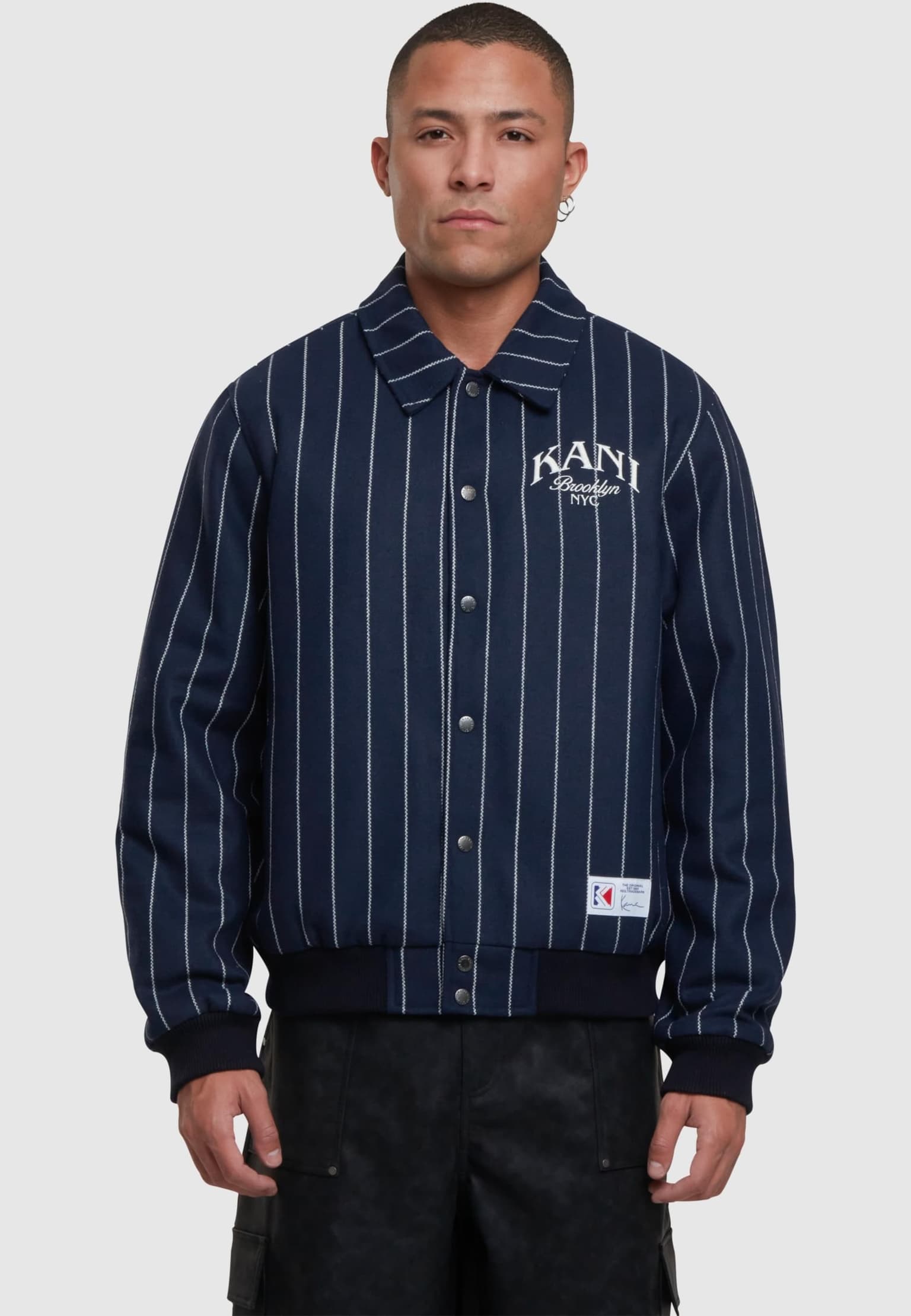 Karl Kani Pinstripes Wool Jacket – Bild 3