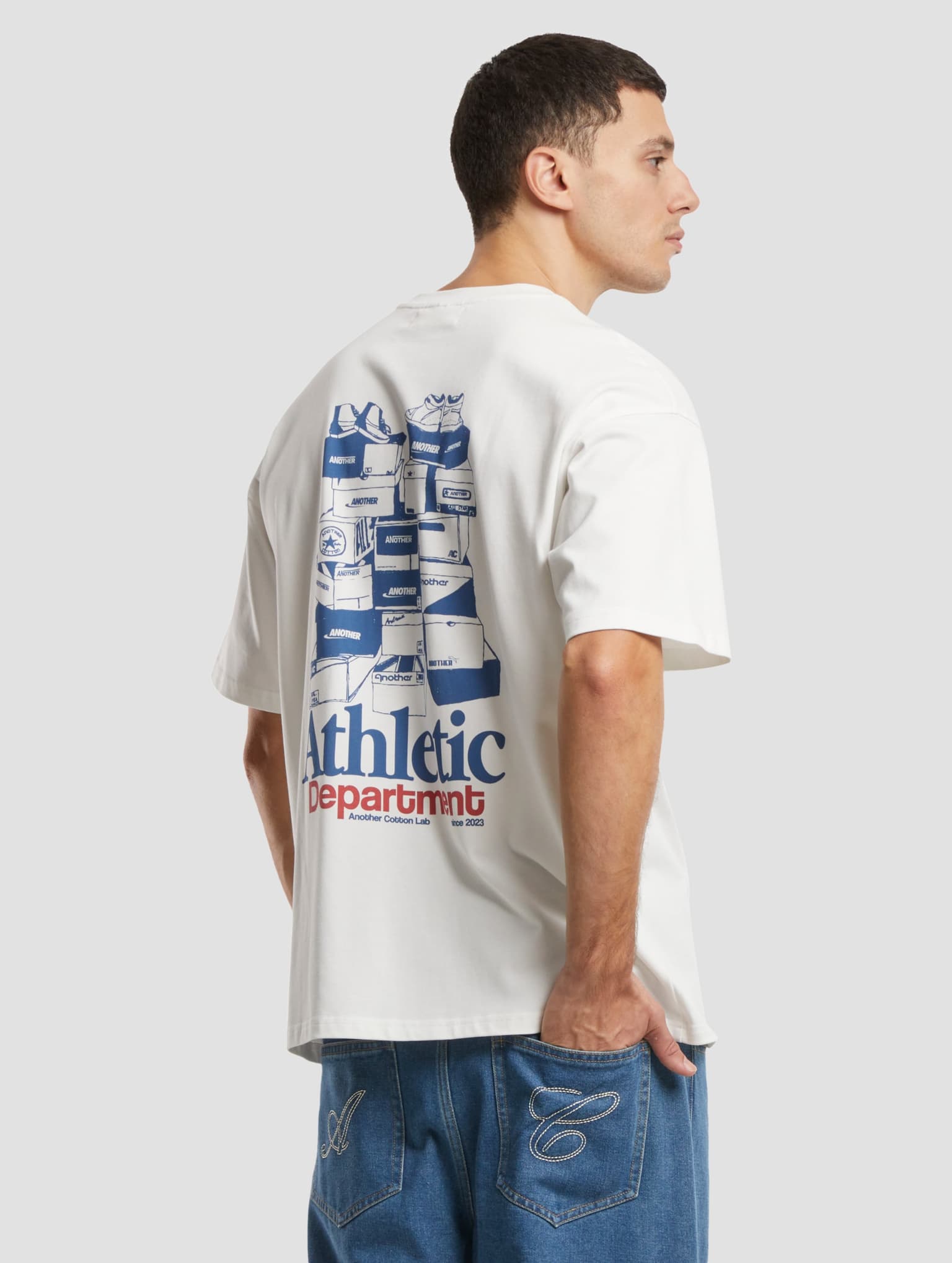 Another Cotton Lab Athl. Dept. Oversized T-Shirt – Bild 2