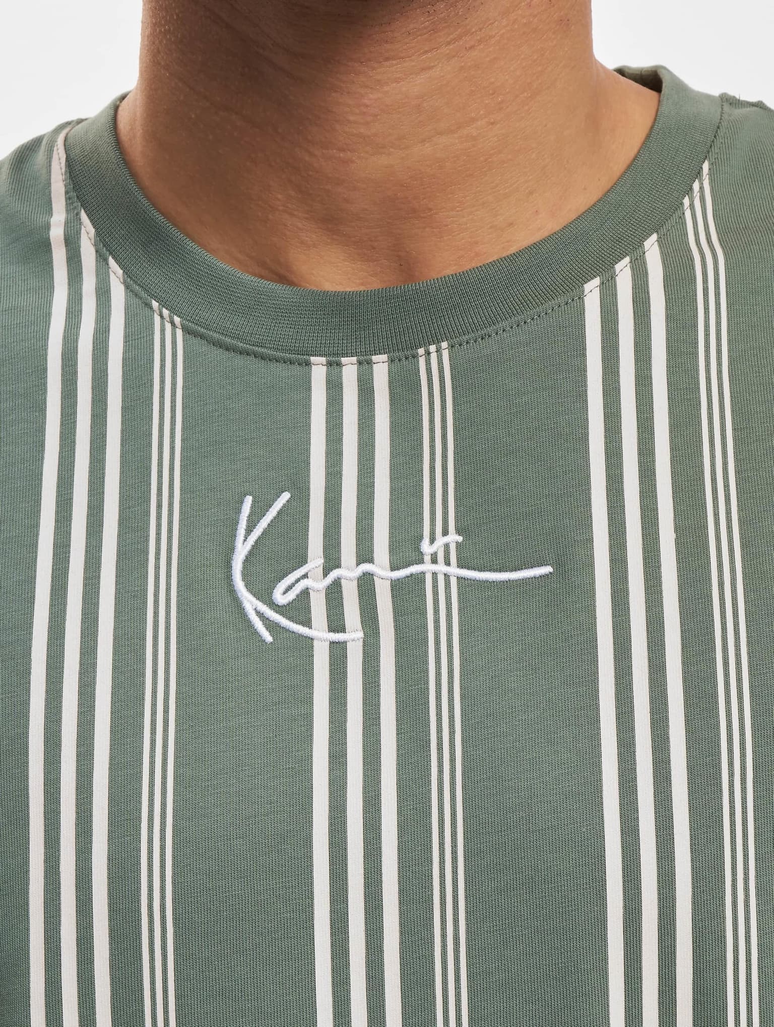 Karl Kani KM233-025-1 KK Small Signature Striped Tee – Bild 4
