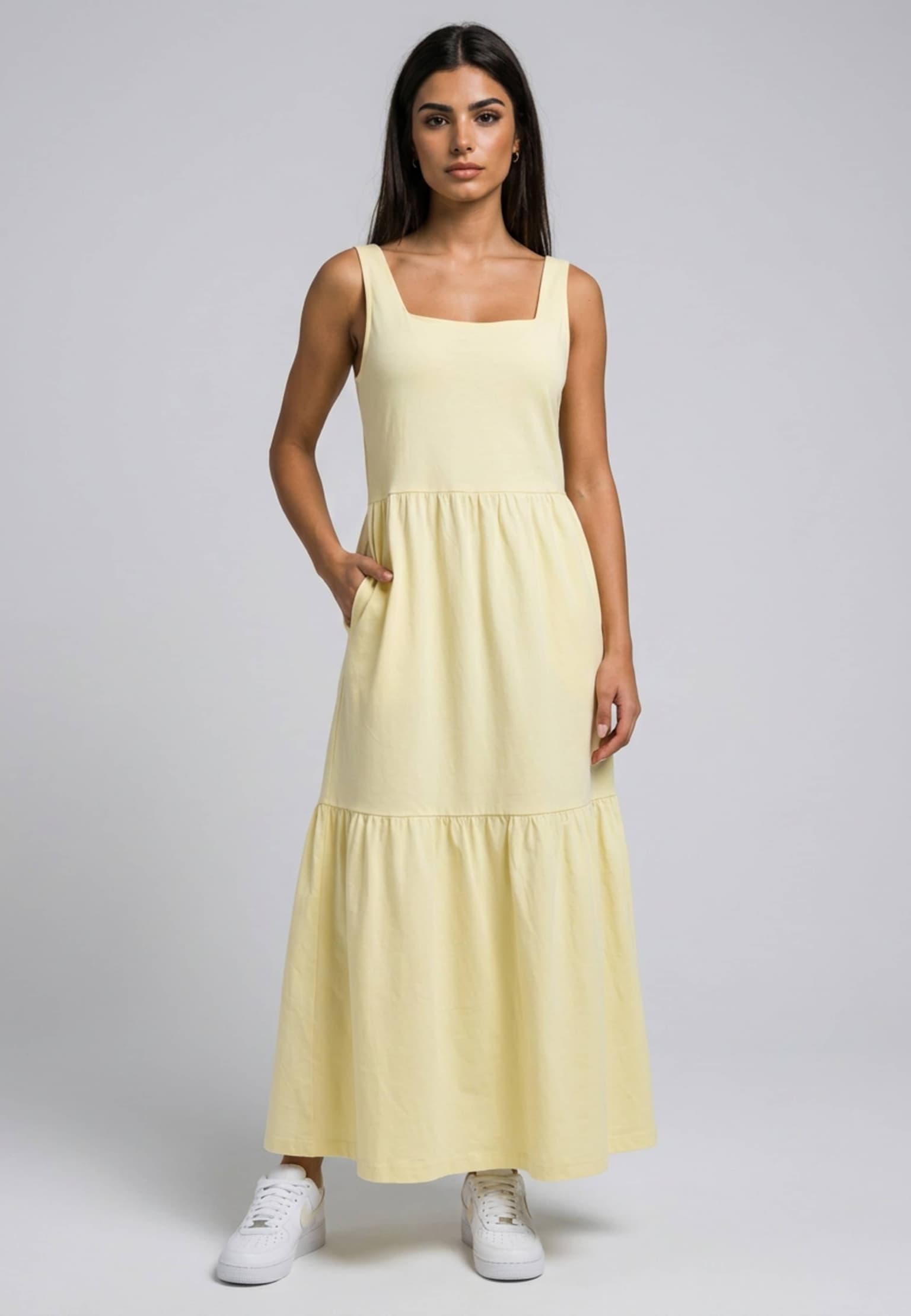 Urban Classics Ladies 7/8 Length Valance Summer Dress