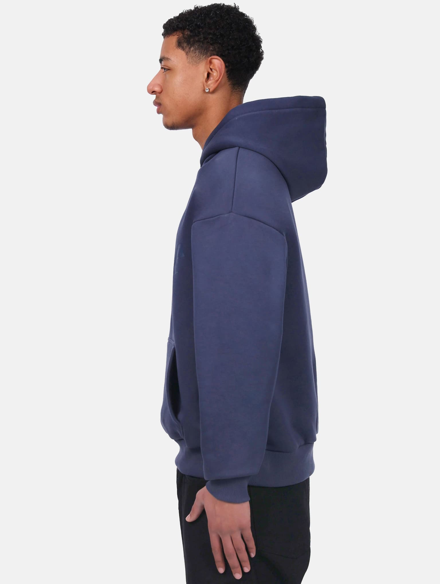 Dropsize Heavy Logo Design Hoodie – Bild 3