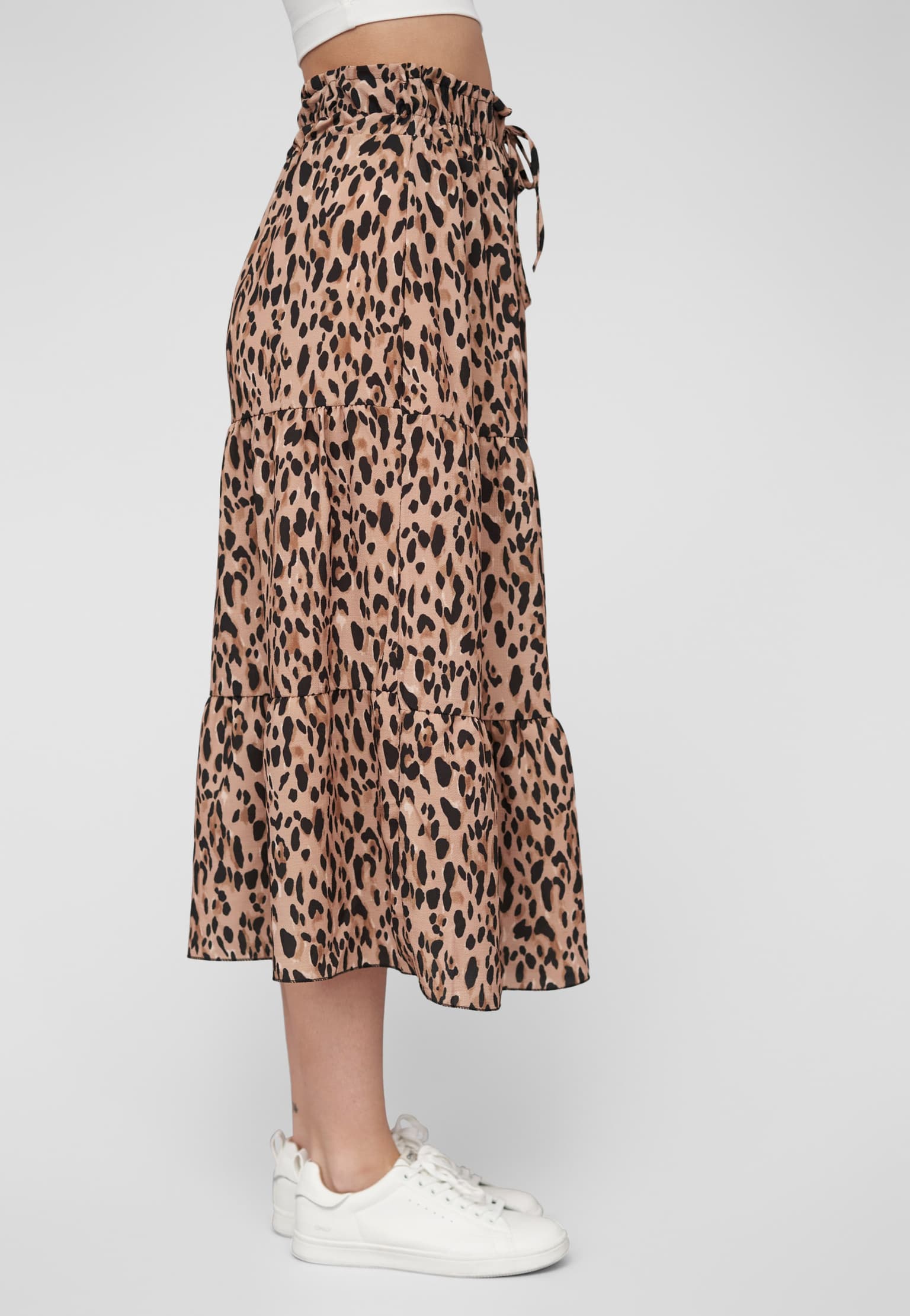 Cloud5ive Cloud 5ive Tiered Longform Skirt with AOP – Bild 4