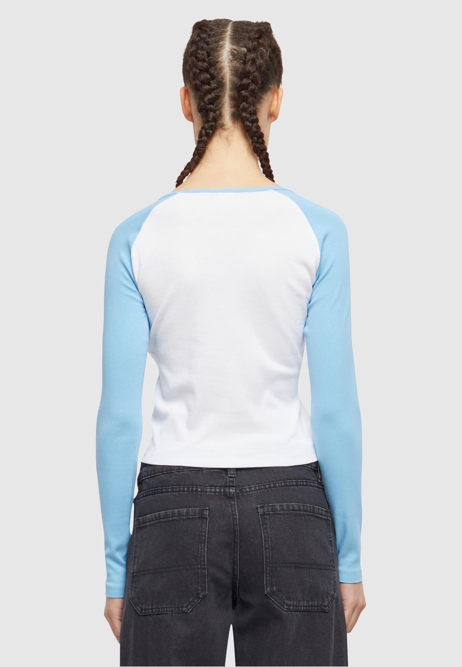Karl Kani Varsity Crop Block Rib Ls – Bild 2