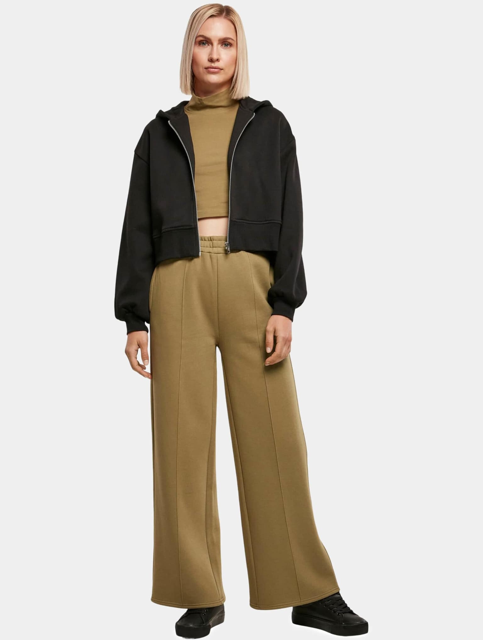Urban Classics Ladies Short Oversized Zip Jacket – Bild 4