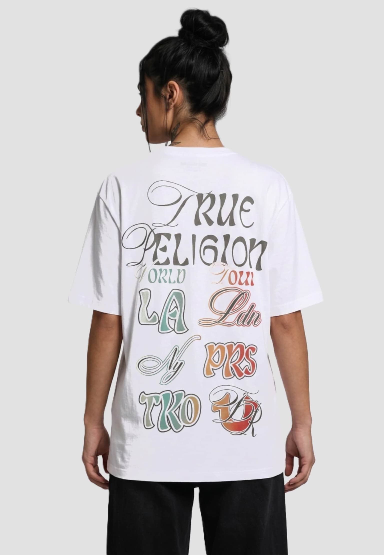 True Religion SS OMBRE GRAPHIC TEE – Bild 3