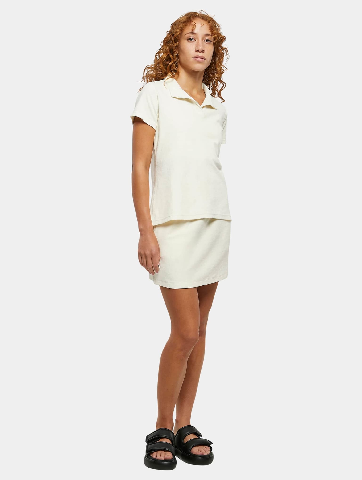 Urban Classics Ladies Towel Polo Tee – Bild 4
