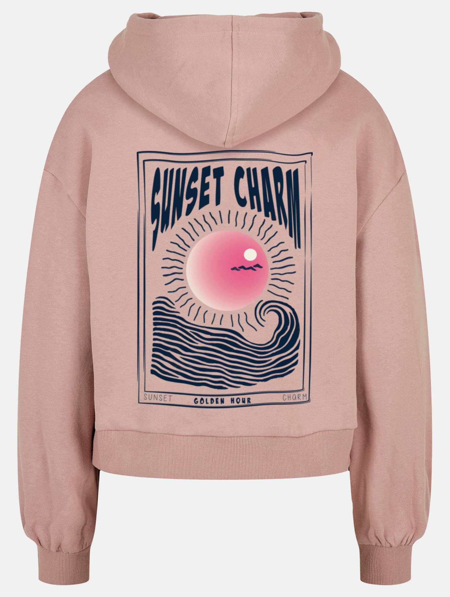 Merchcode Ladies Sunset Charm Oversized Hoody – Bild 4