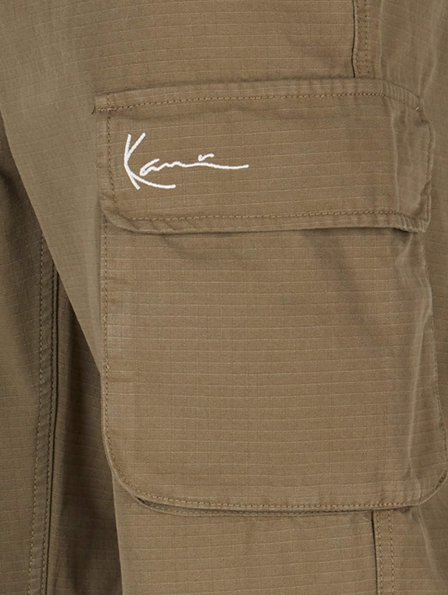 Karl Kani Small Signature Washed Ribstop Cargo Pants – Bild 4