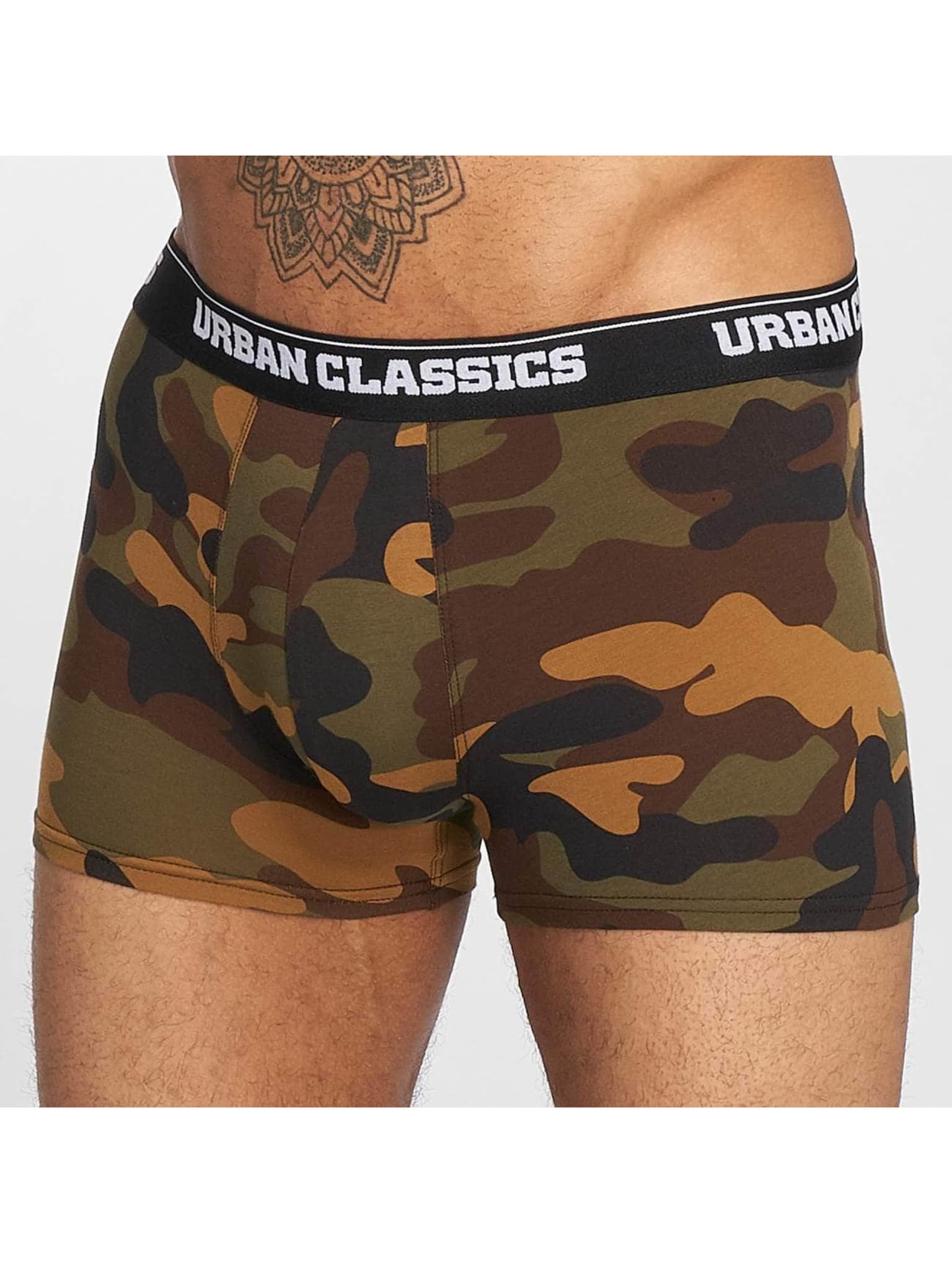 Urban Classics 2-Pack Camo Boxer Short – Bild 2