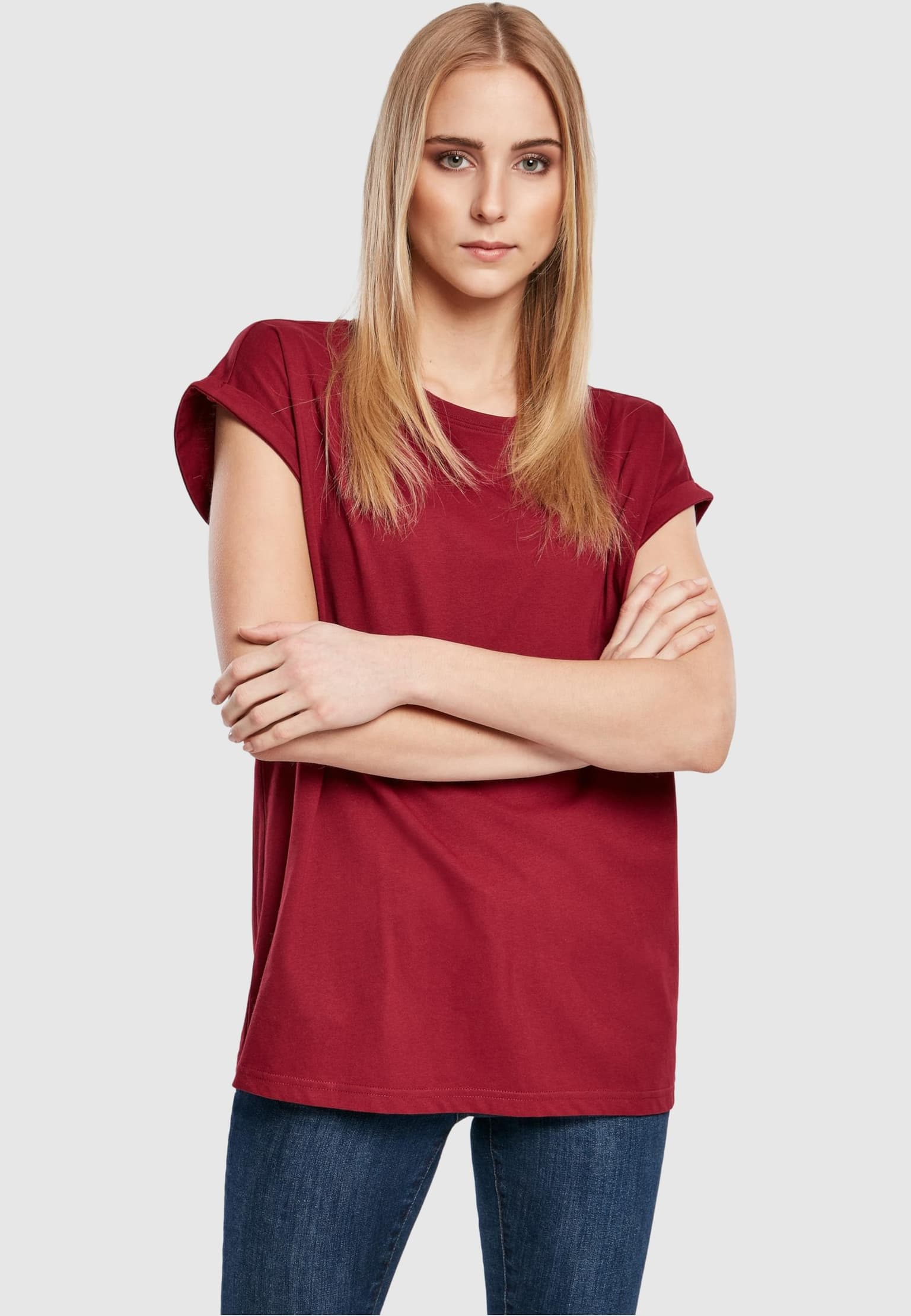 Urban Classics Ladies Essentials Extended Shoulder Tee