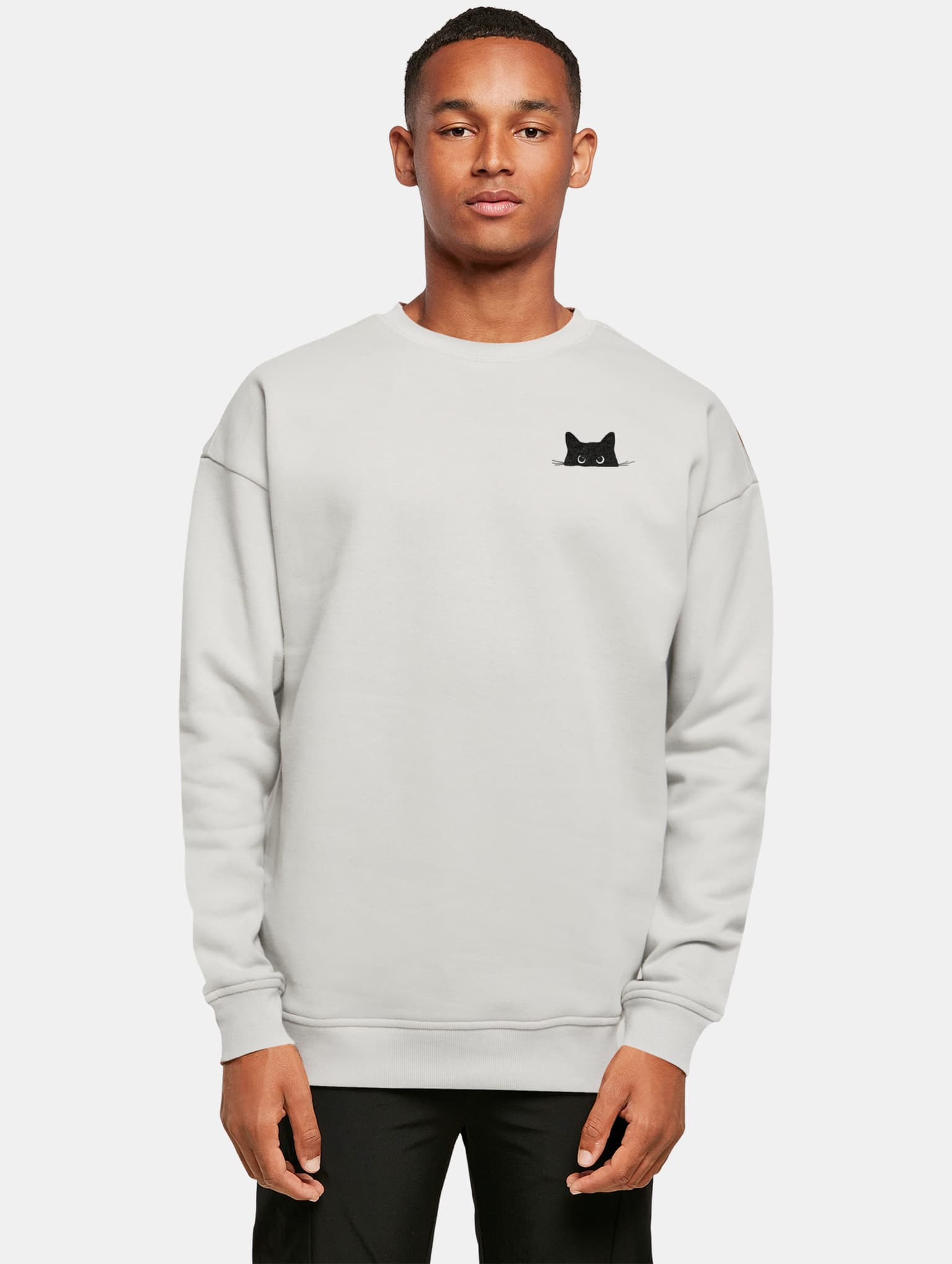 Merchcode Halloween - Cat Crewneck