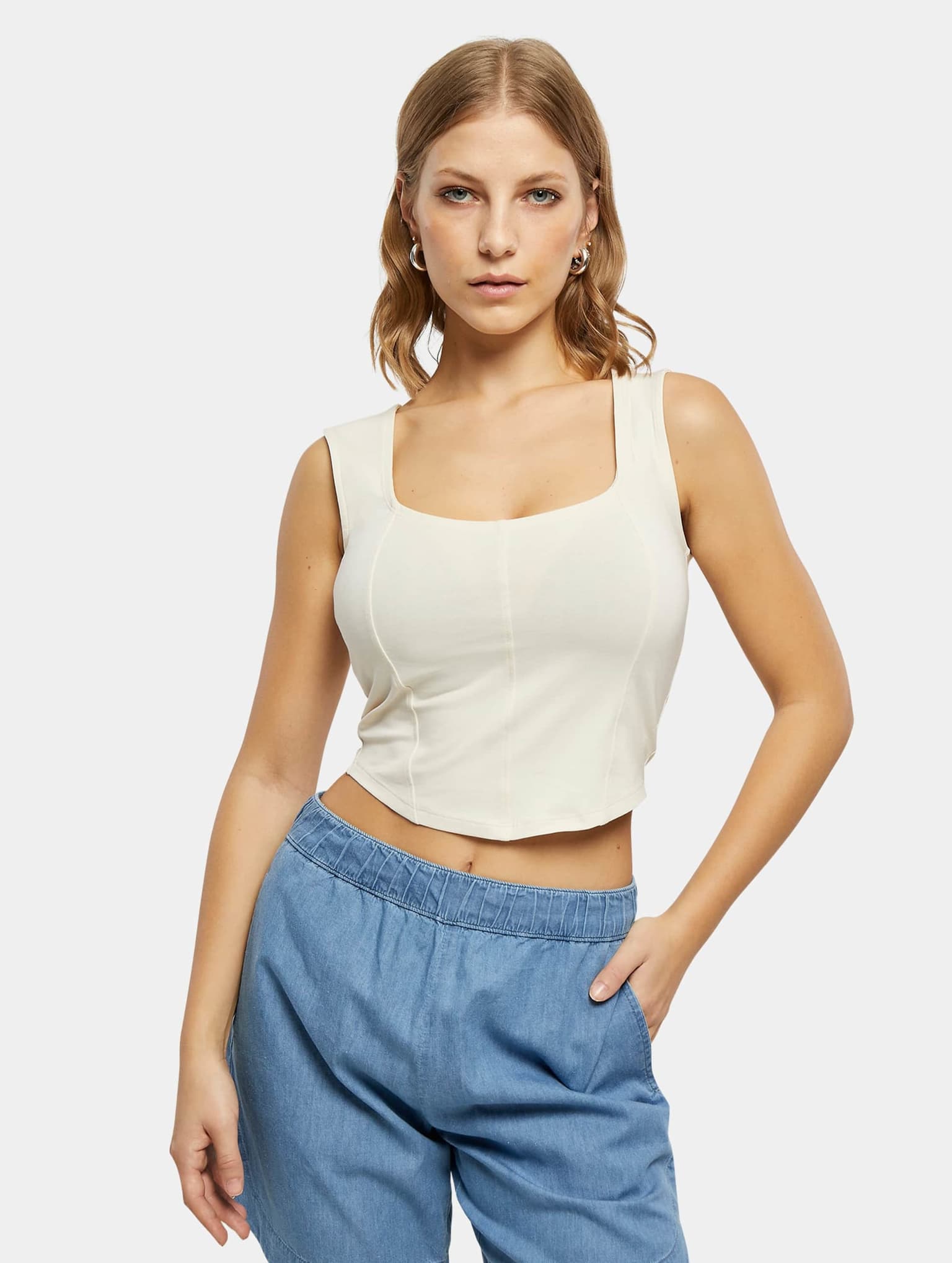 Urban Classics Ladies Short Corsage Top