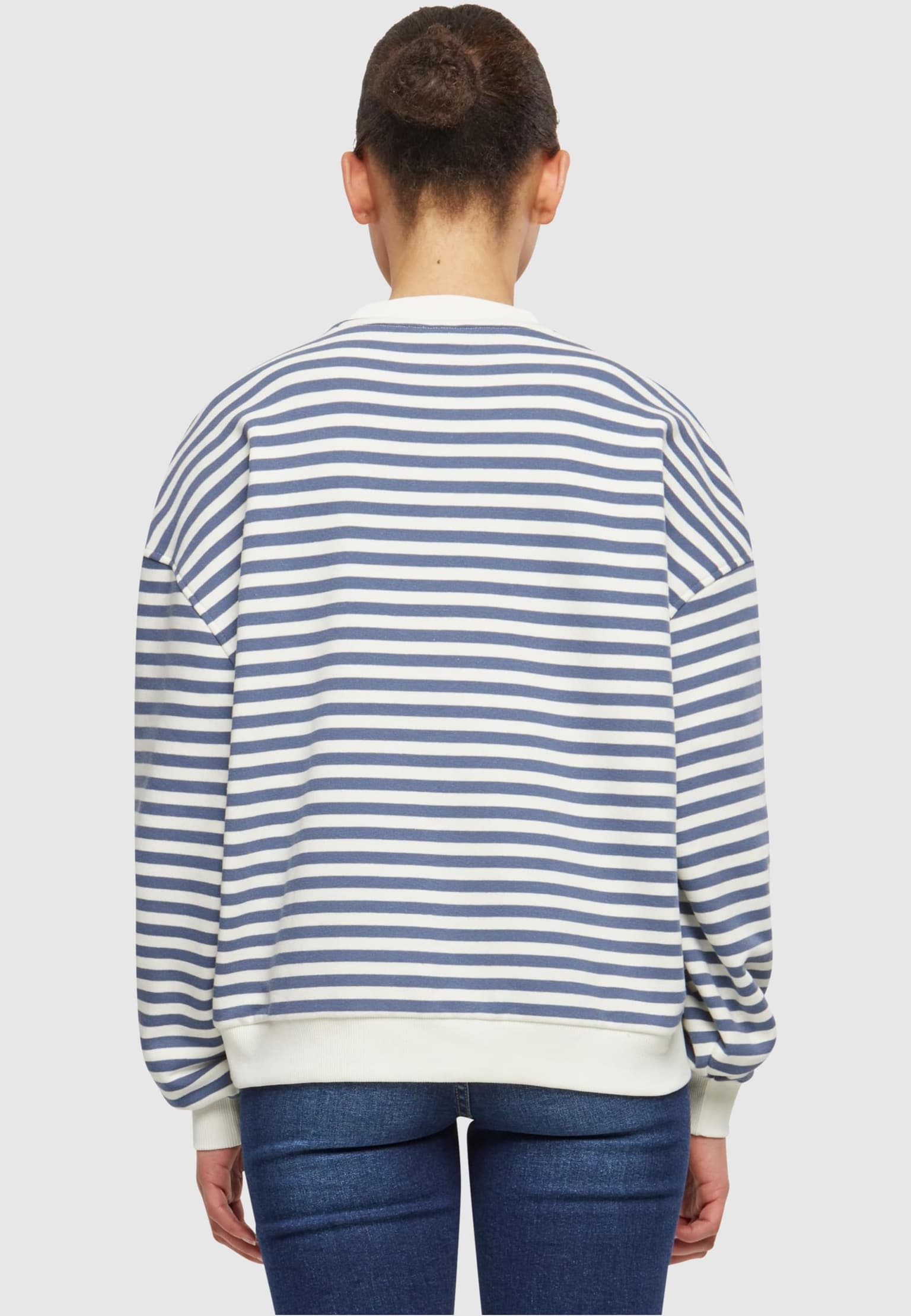 Urban Classics Ladies Oversized Striped Crewneck – Bild 2