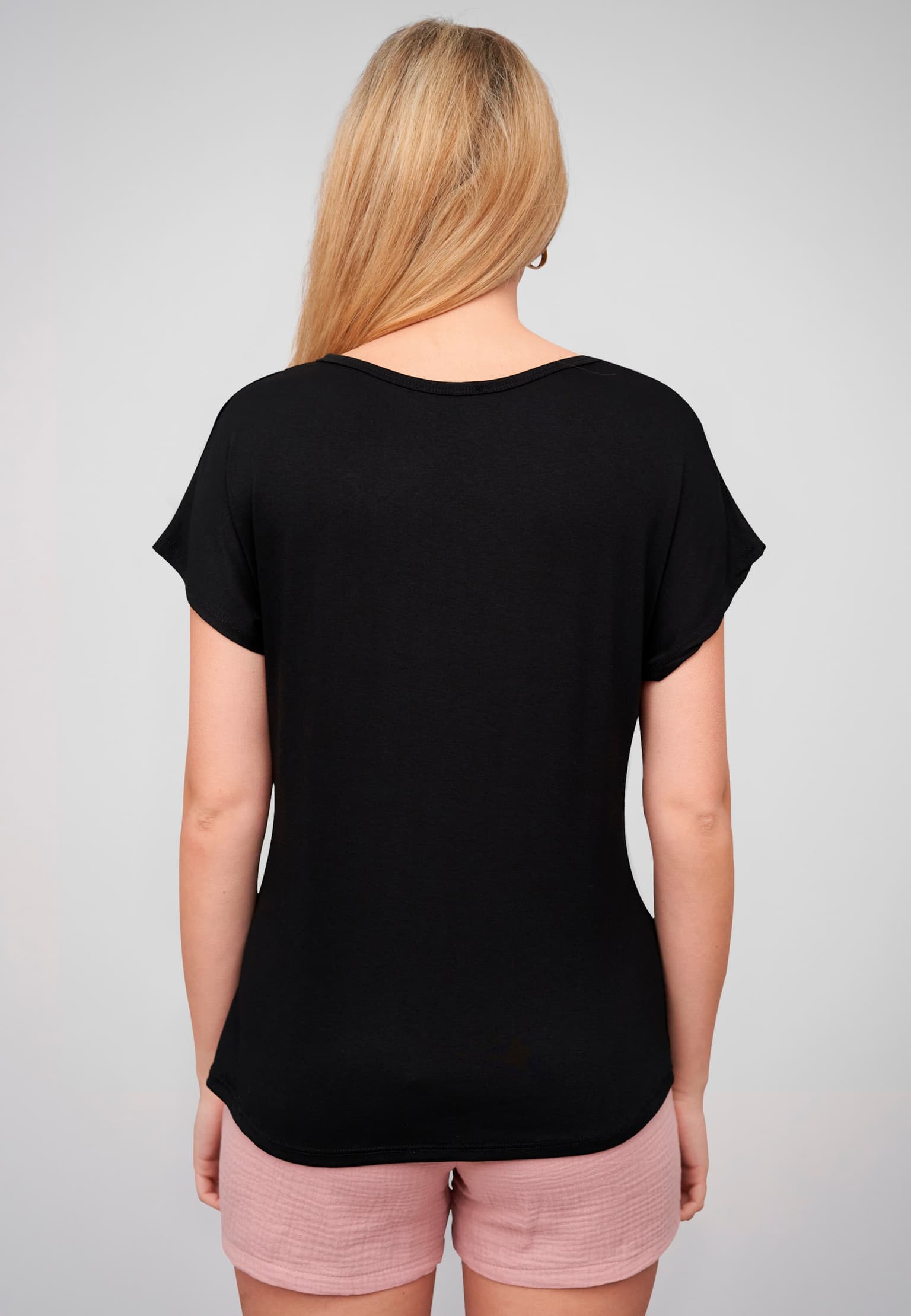 Cloud5ive Damen Viskose T-Shirt mit Choose Happy – Bild 2