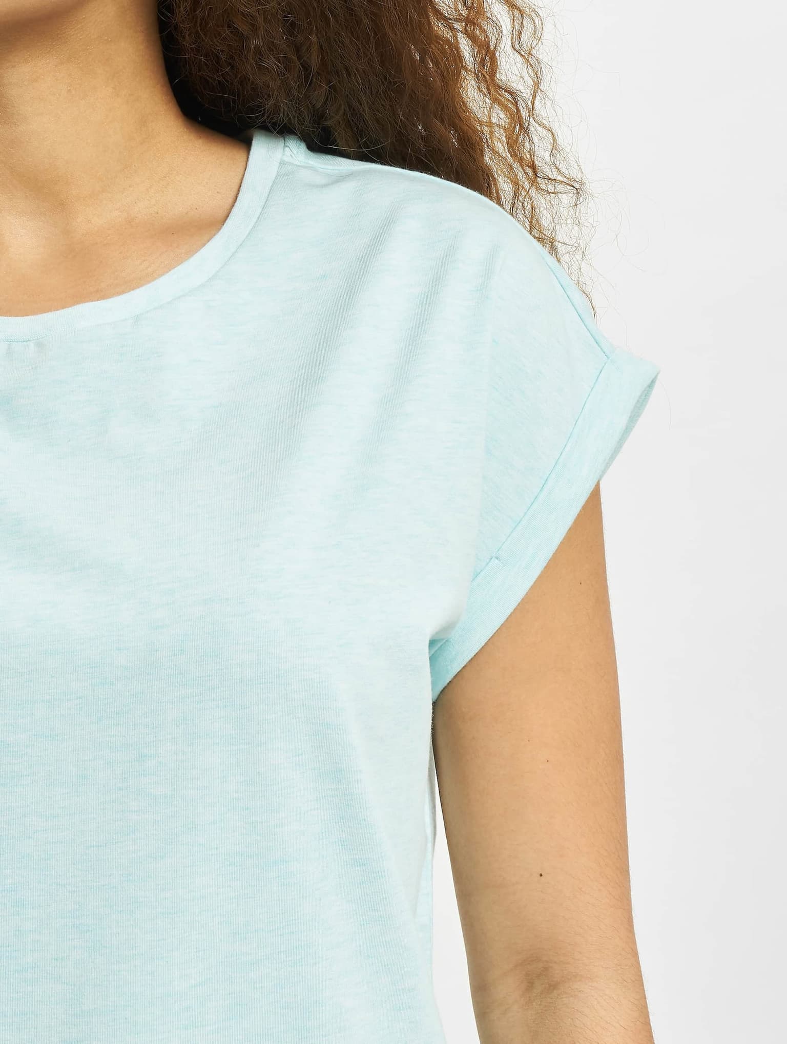 Urban Classics Ladies Color Melange Extended Shoulder Tee – Bild 4
