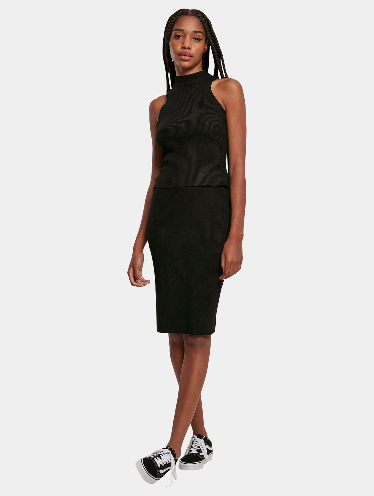 Urban Classics Ladies Rib Knit Midi Skirt – Bild 3