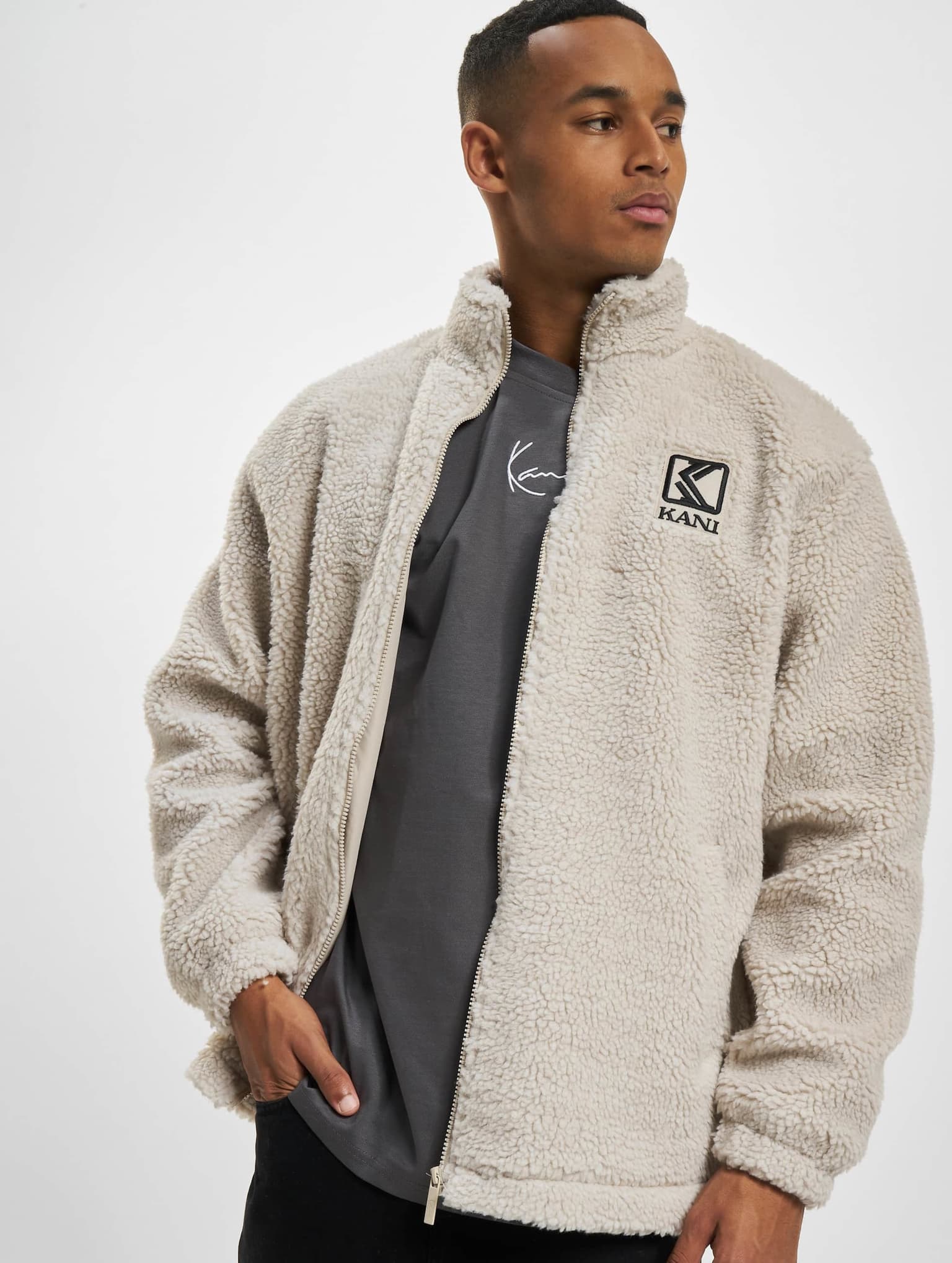 Karl Kani KM224-041-1 KK OG Teddy Coach Jacket