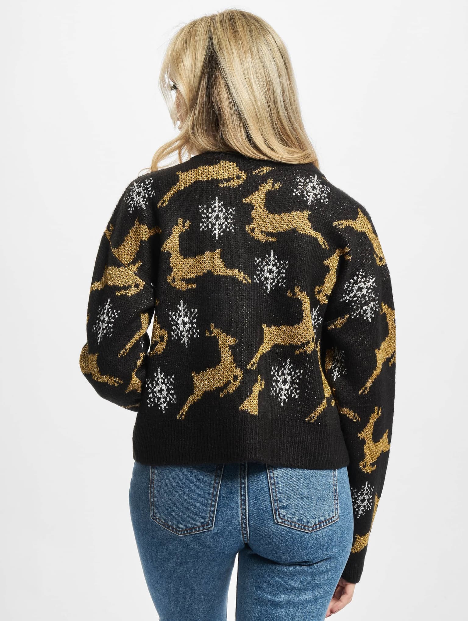Urban Classics Ladies Short Oversized Christmas Cardigan – Bild 2