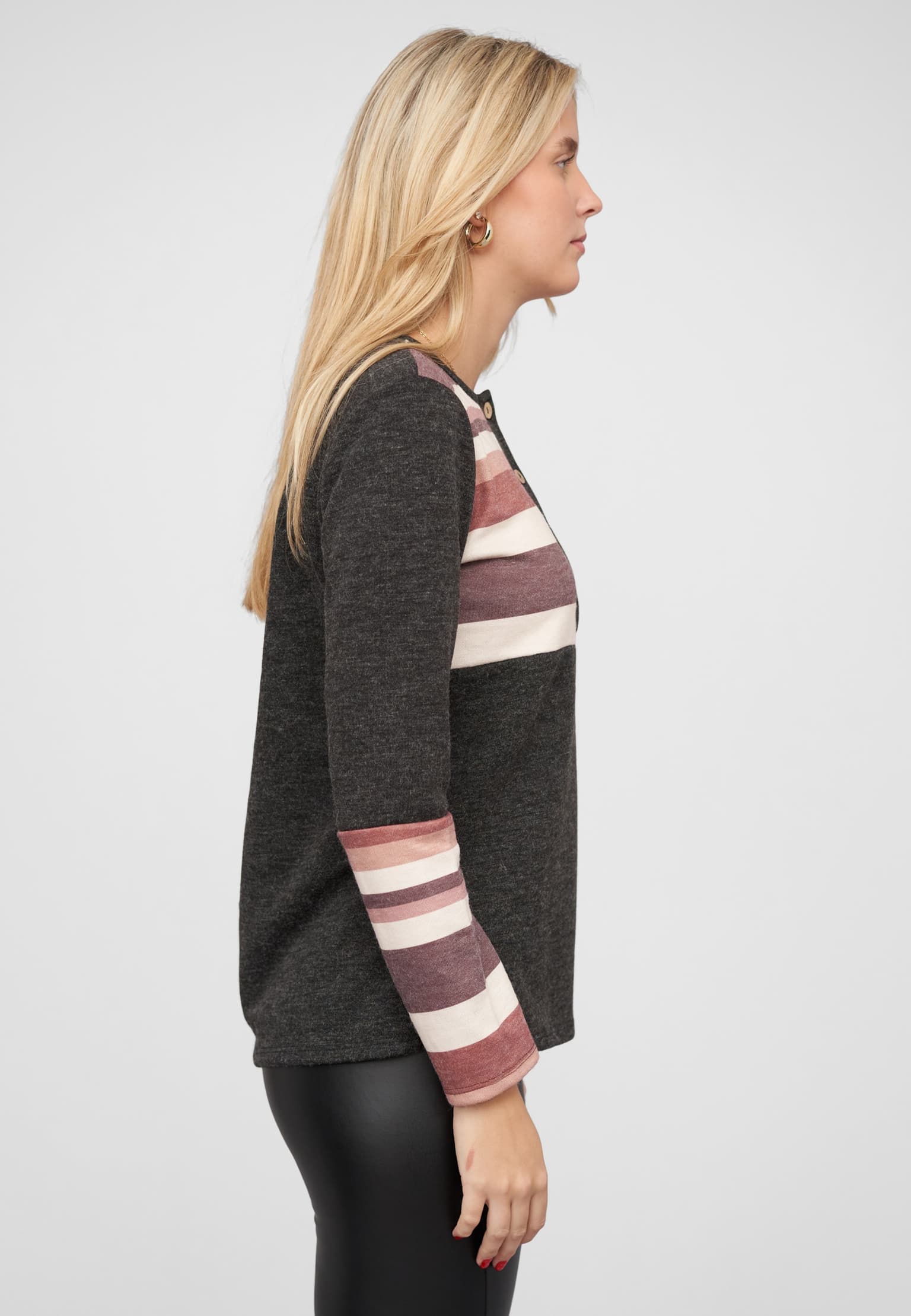 Cloud5ive Sweater mit Knopfleiste – Bild 4