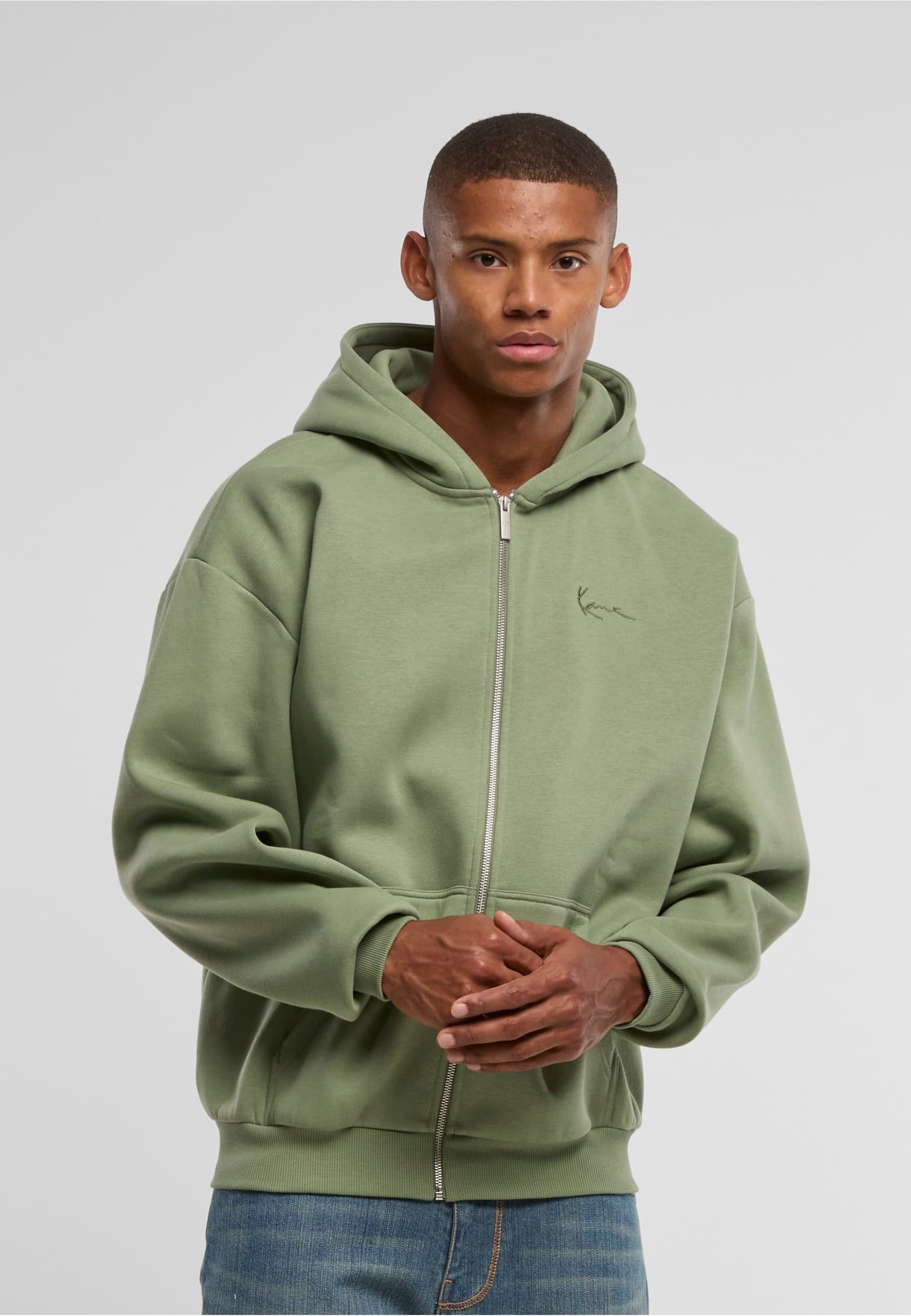 Karl Kani Small Signature Essential Os Zip Hoodie