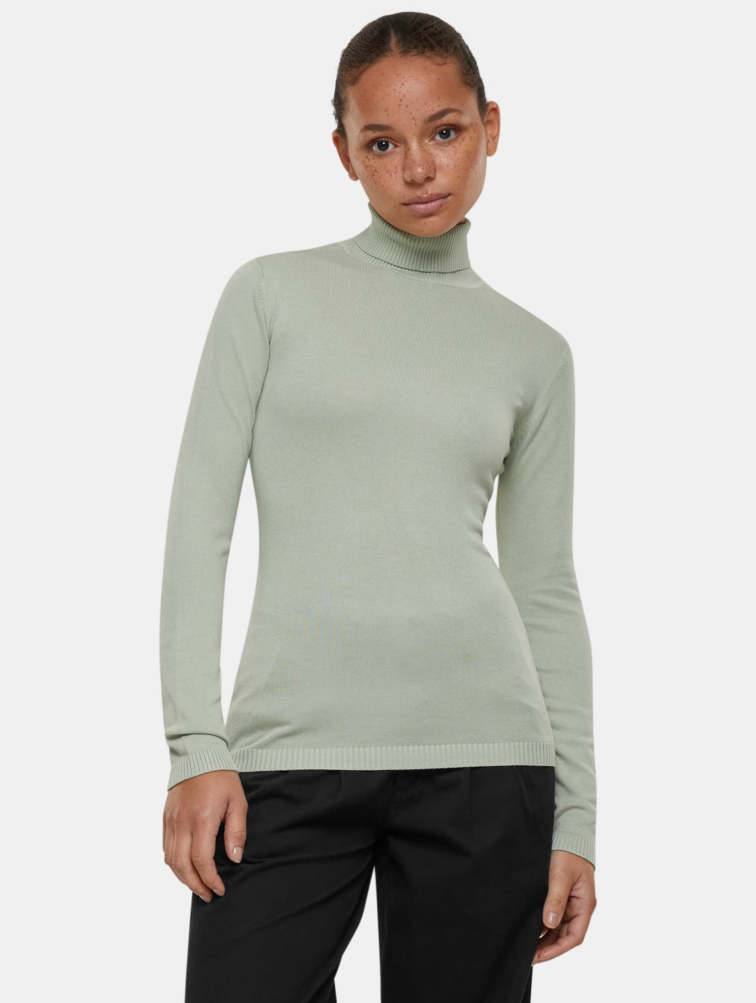 Urban Classics Ladies Knitted Turtleneck Sweater