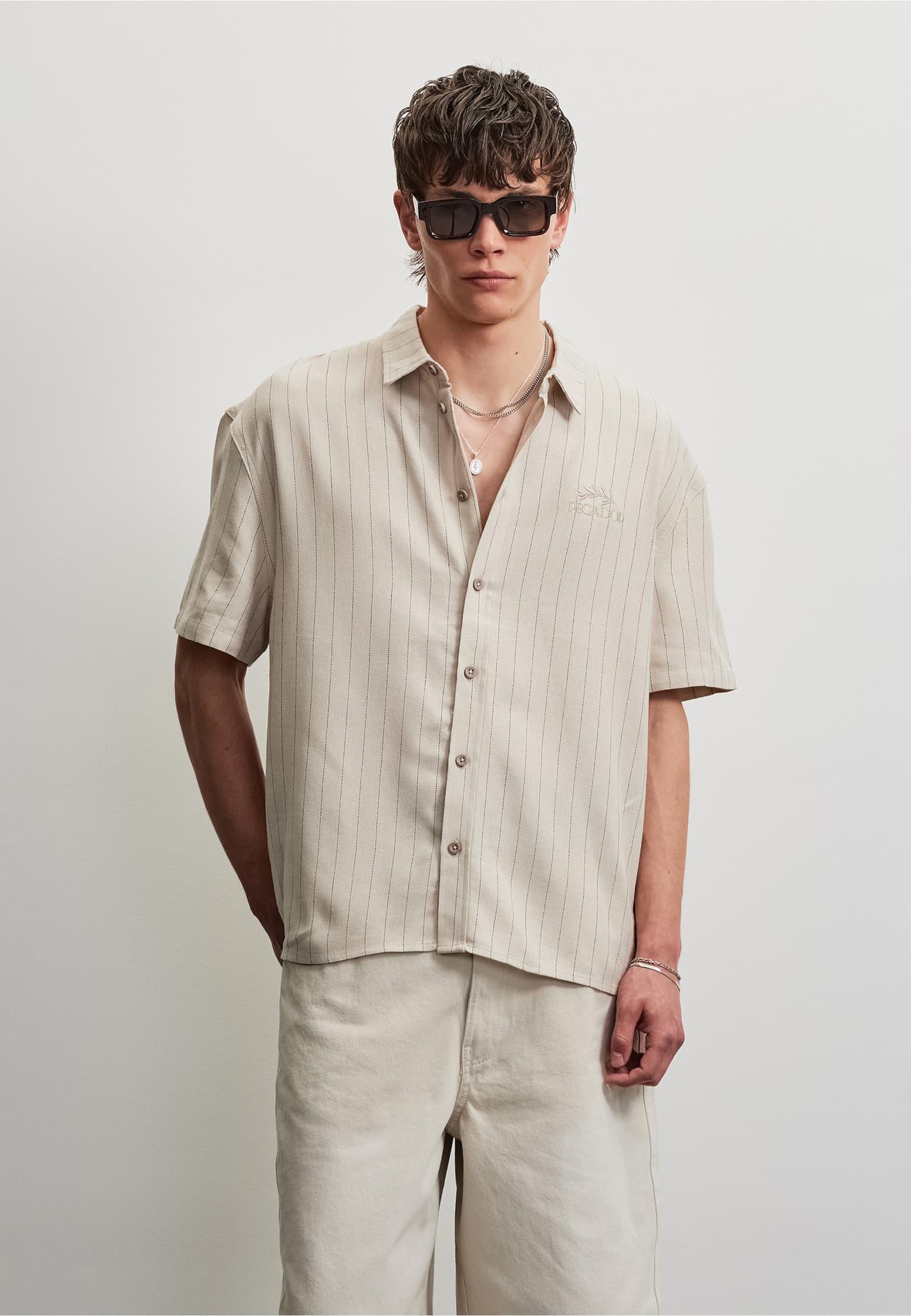 PEGADOR Murcia Striped Short Sleeve Shirt