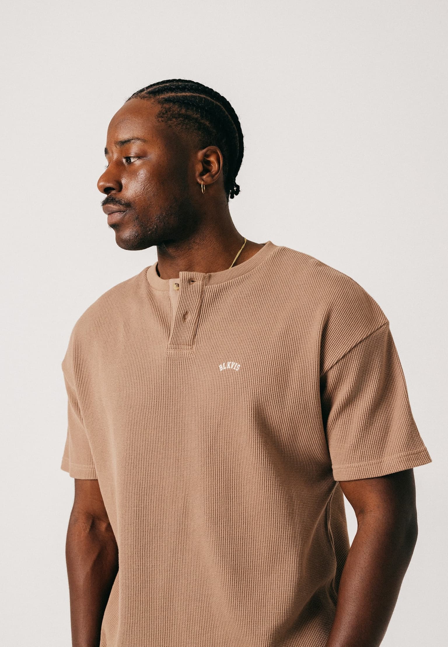 BLKVIS Waffle Henley – Bild 3