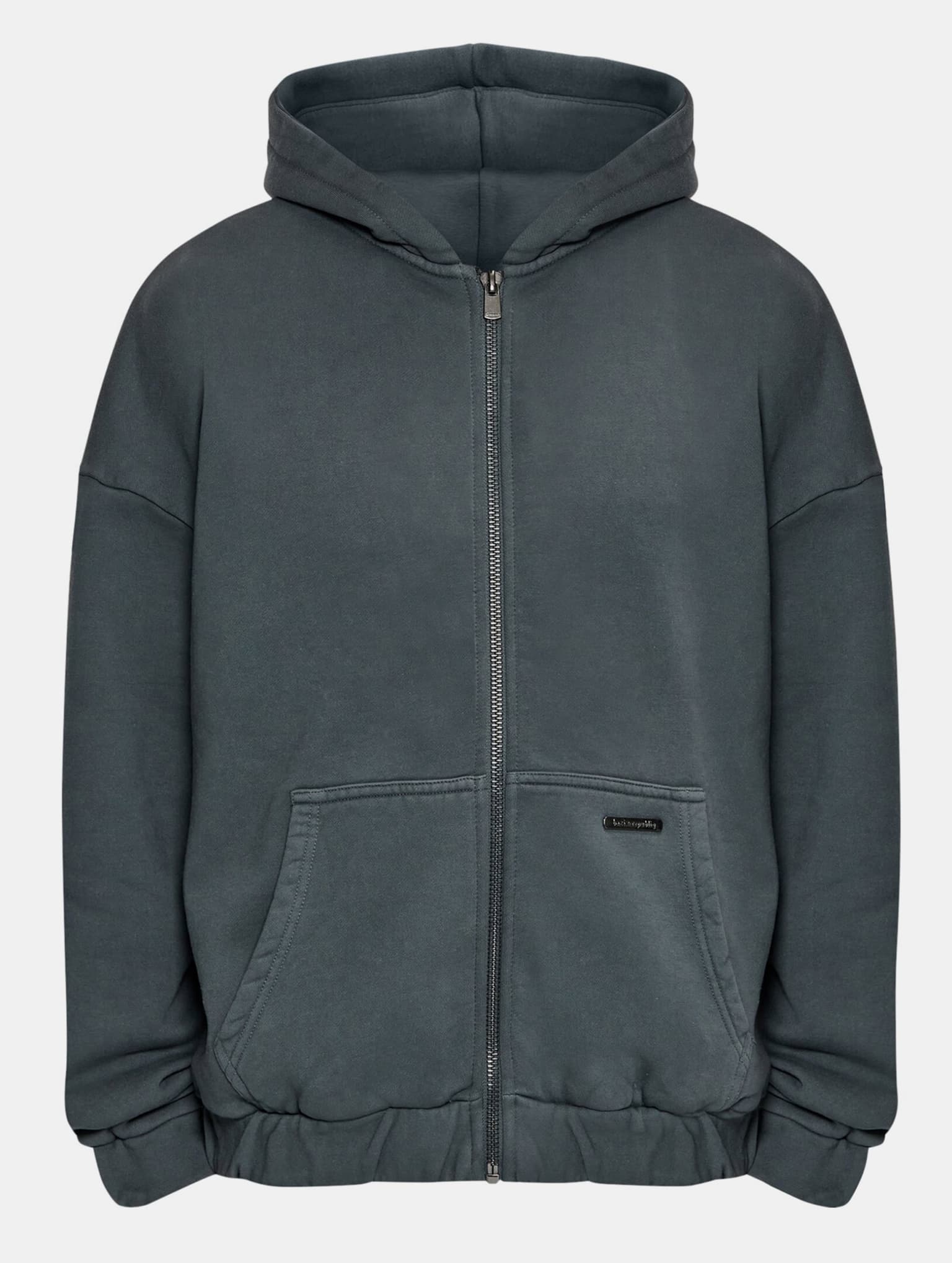 Dropsize Bazix Super Heavy Blank Zip Hoodie – Bild 4