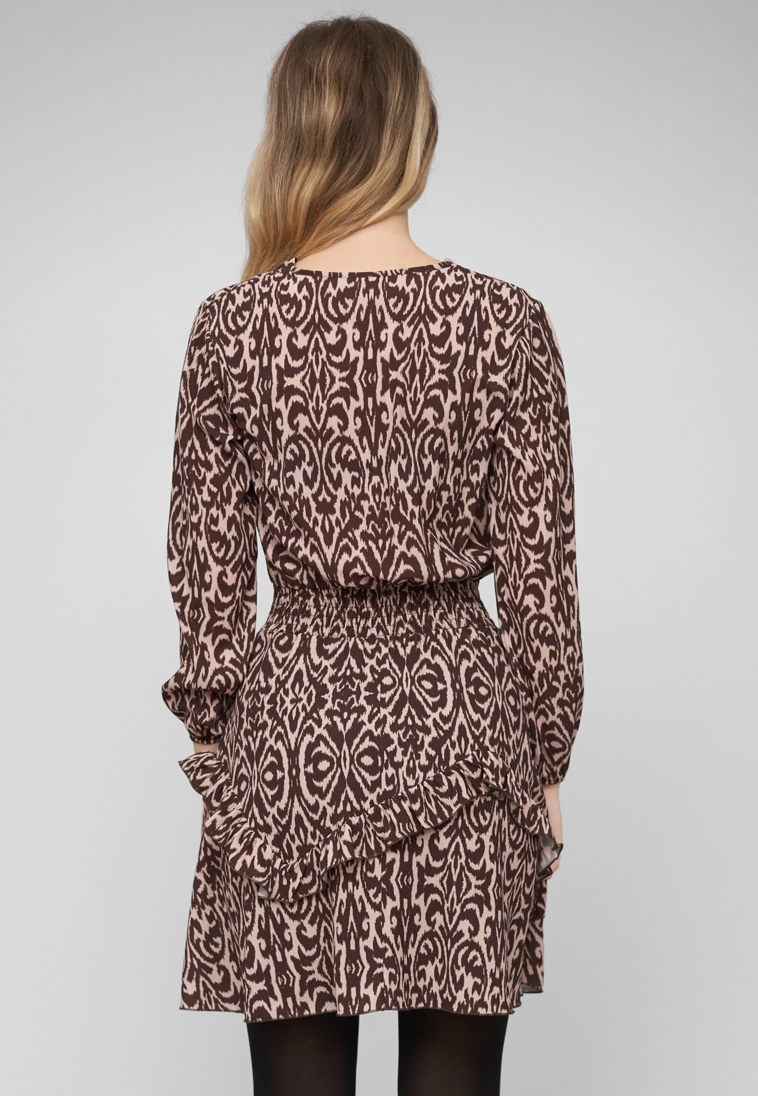 Cloud5ive Longsleeve Dress with abstract print – Bild 2