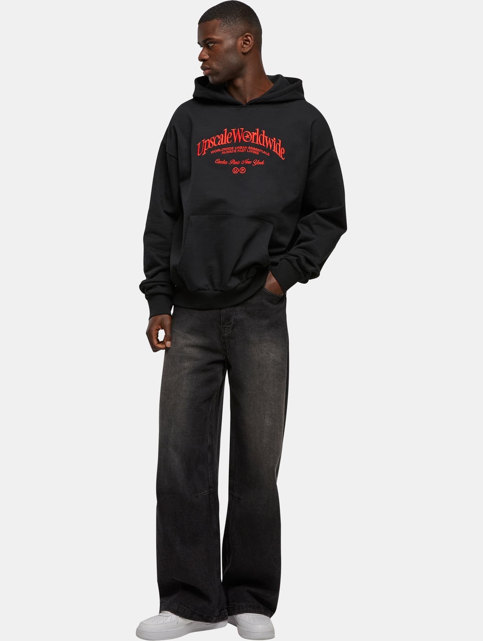 Mister Tee Upscale World Wide Heavy Oversize Hoody – Bild 4