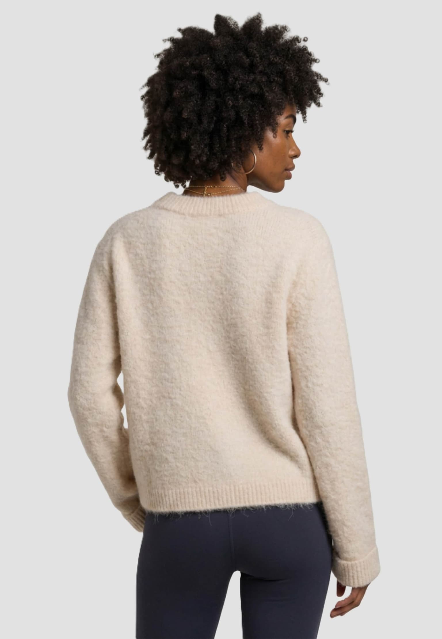 AMN-244-SW-24080449-091 AIMN Alpaca Knit Sweater – Bild 2