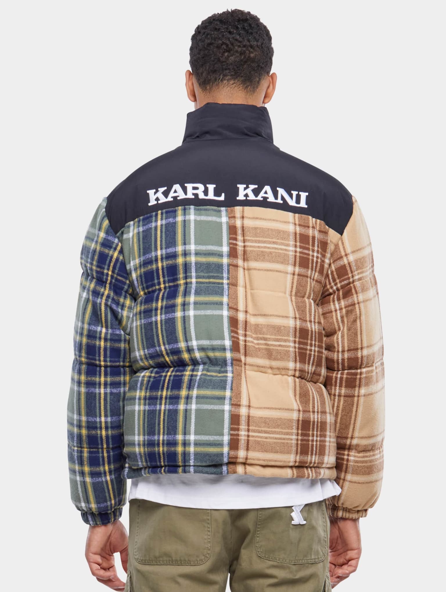 Karl Kani KU233-007-1 KK OG Flannel Block Puffer Jacket – Bild 2