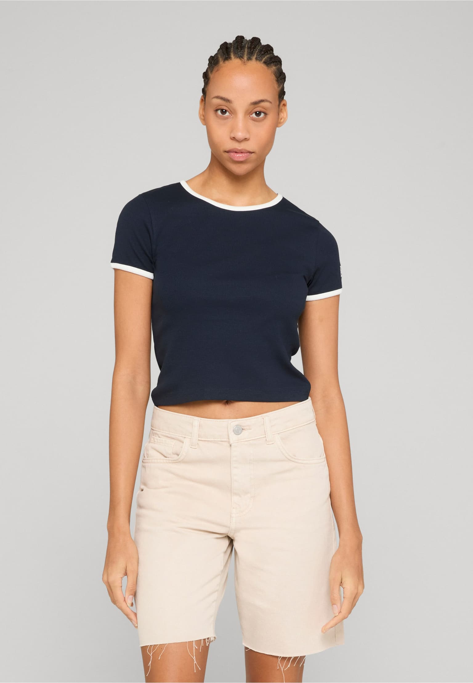 Noisy May NMJUDY S/S CONTRAST T-SHIRT JRS FWD BOX