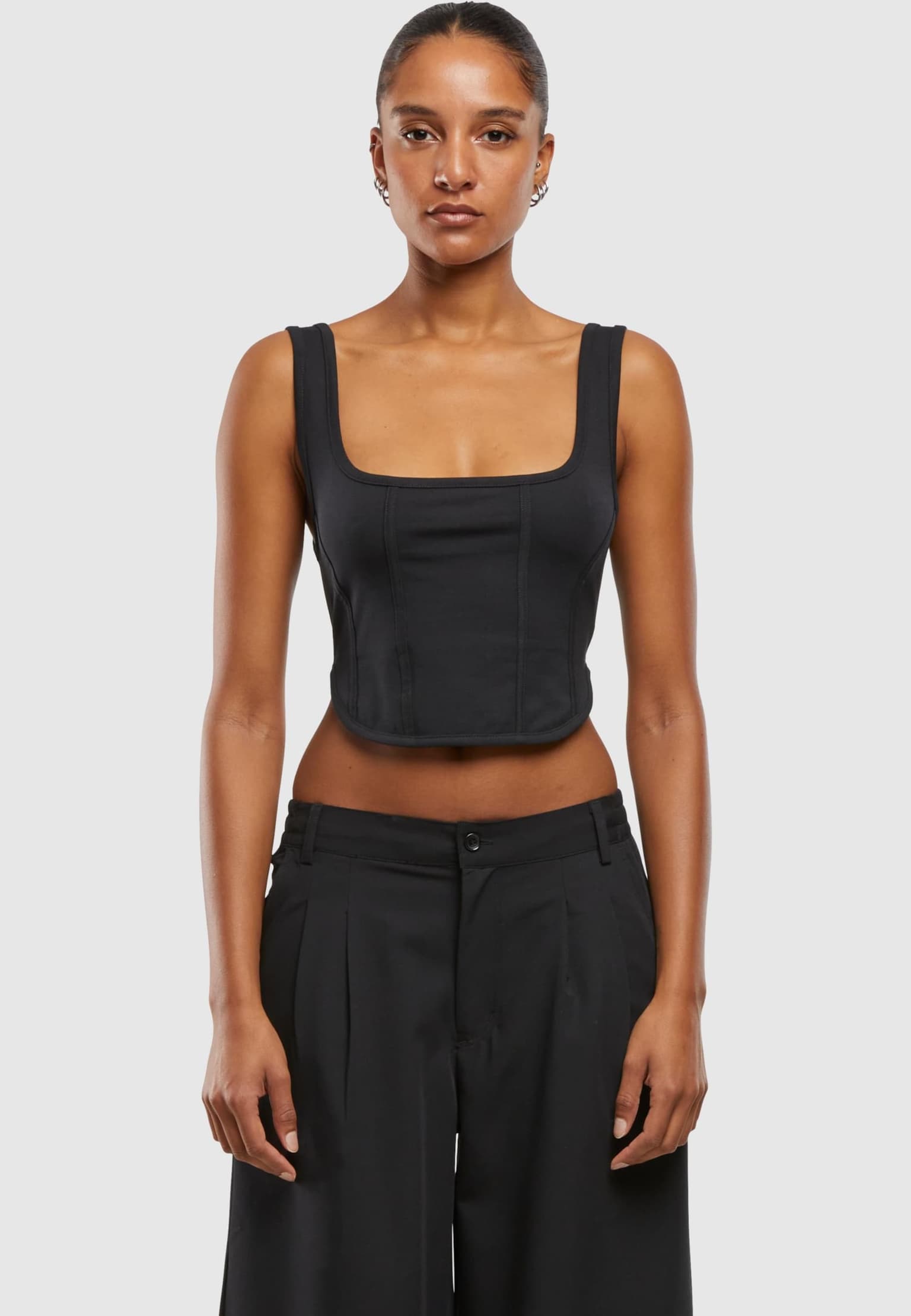 Urban Classics Ladies Jersey Corsage Top – Bild 3