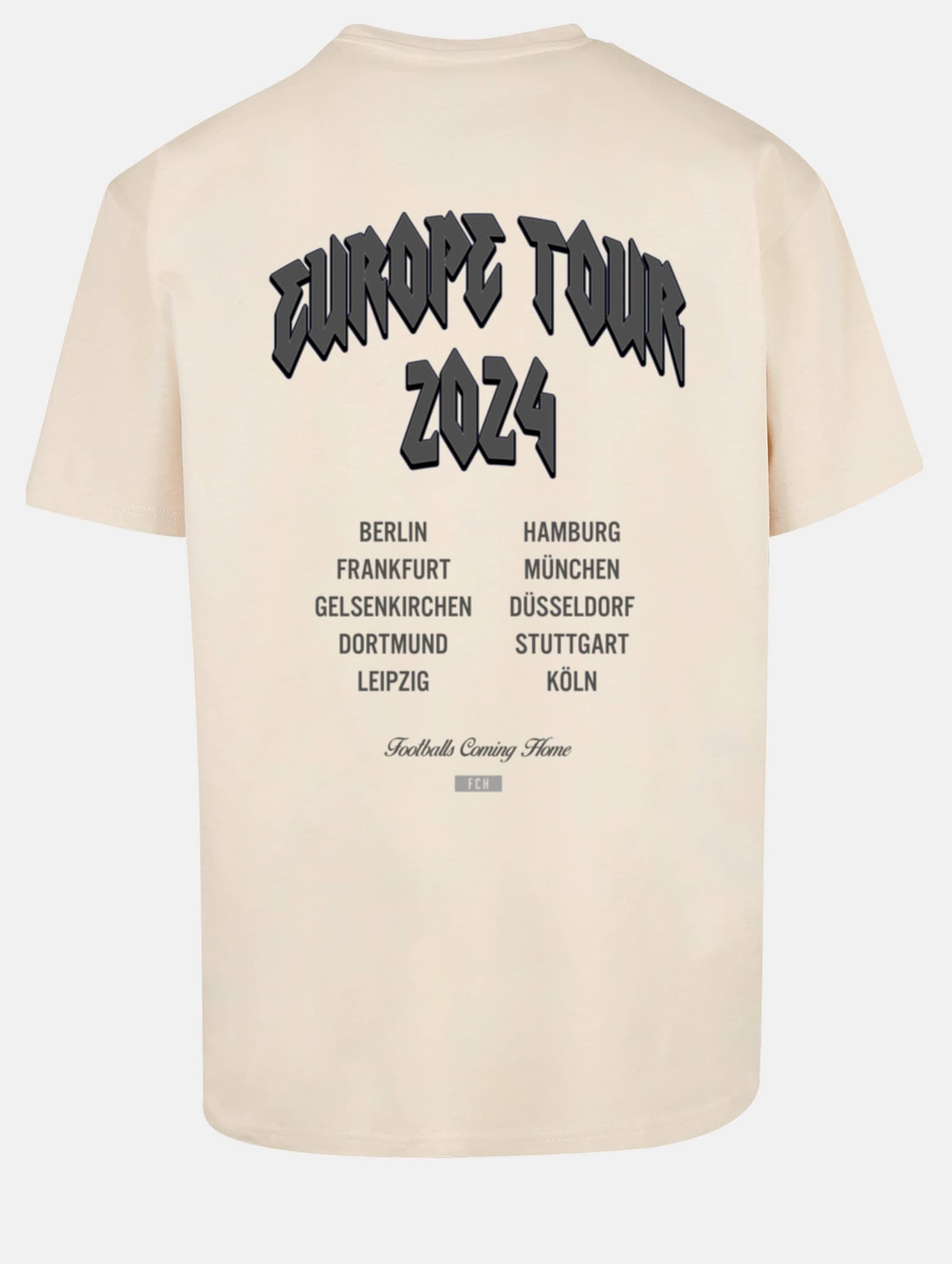 Mister Tee Upscale Football's Coming Home Europe Tour Oversize – Bild 4