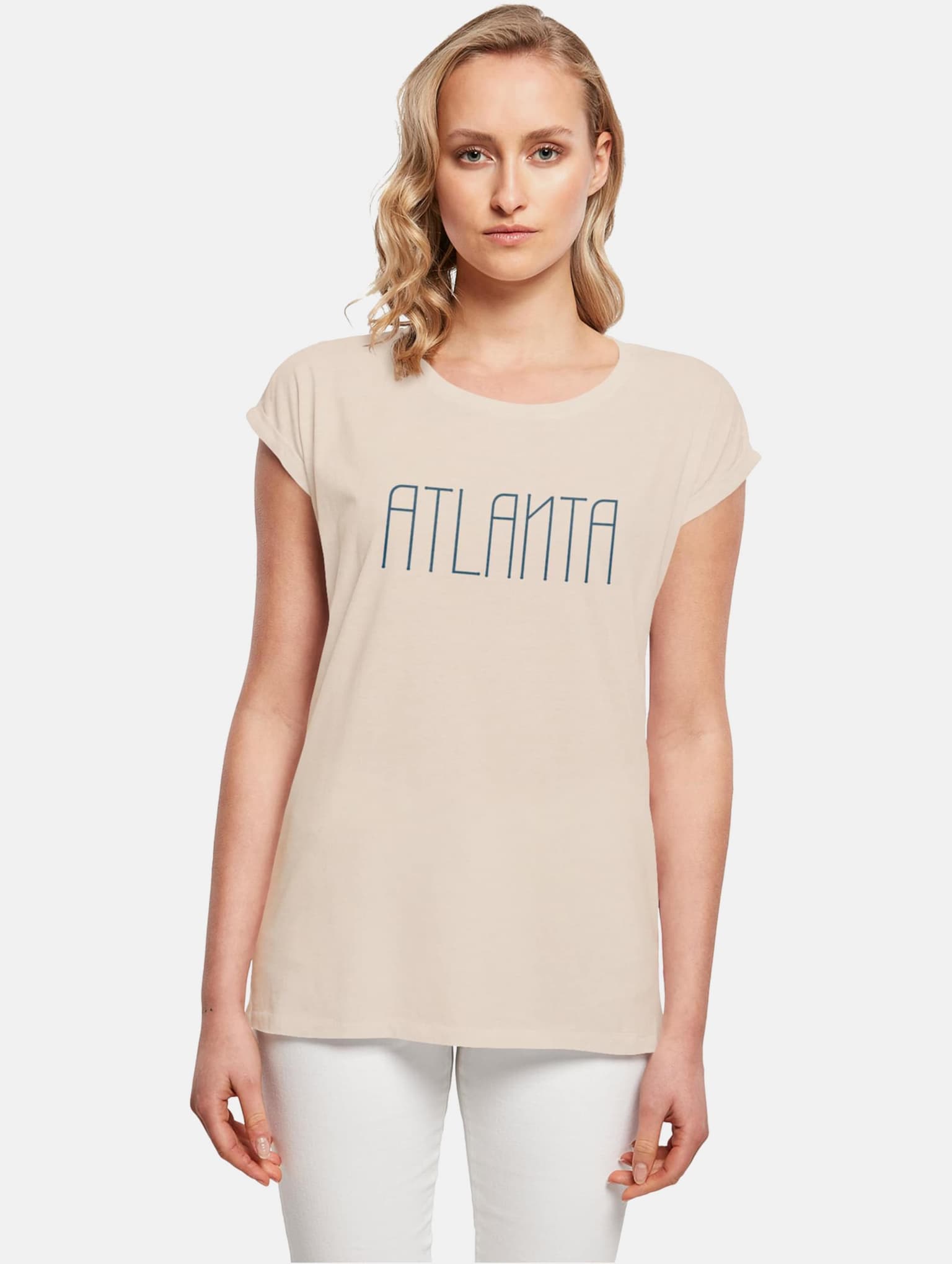 Merchcode POD Ladies Atlanta Extended Shoulder Tee